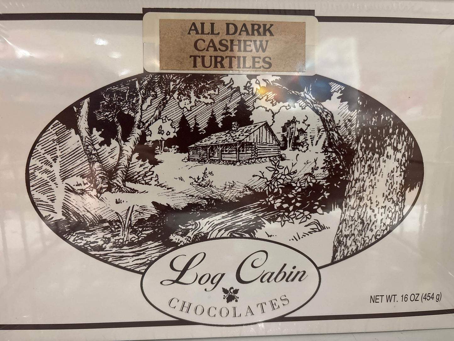 Log Cabin Chocolates - Turtile 16 oz - Log Cabin Chocolates