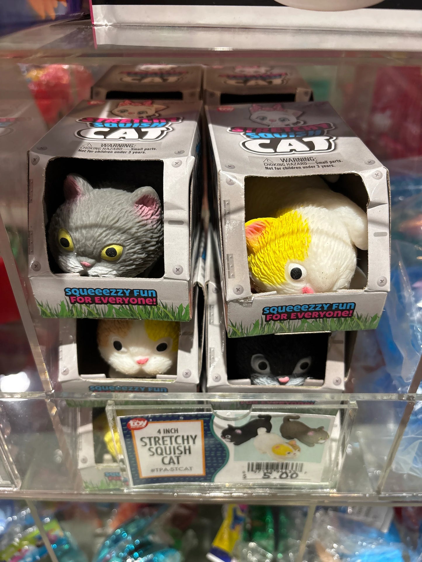 4" Stretchy Squish Cat - - The Puntique