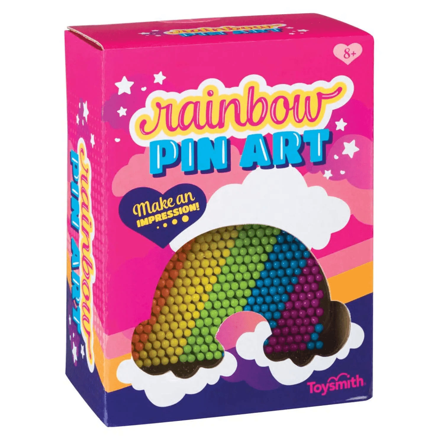 Colorful Rainbow Pin Art, Girls Boys, Room Decor Desk Toy - Toysmith