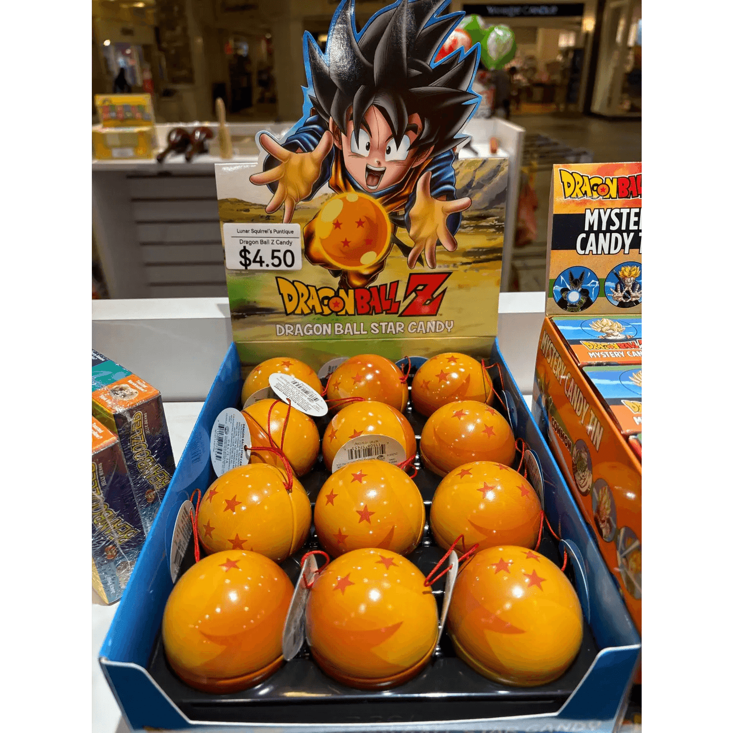 DRAGON BALL Z DRAGON BALL STAR CANDY 1.06 OZ TIN - Nassau Candy