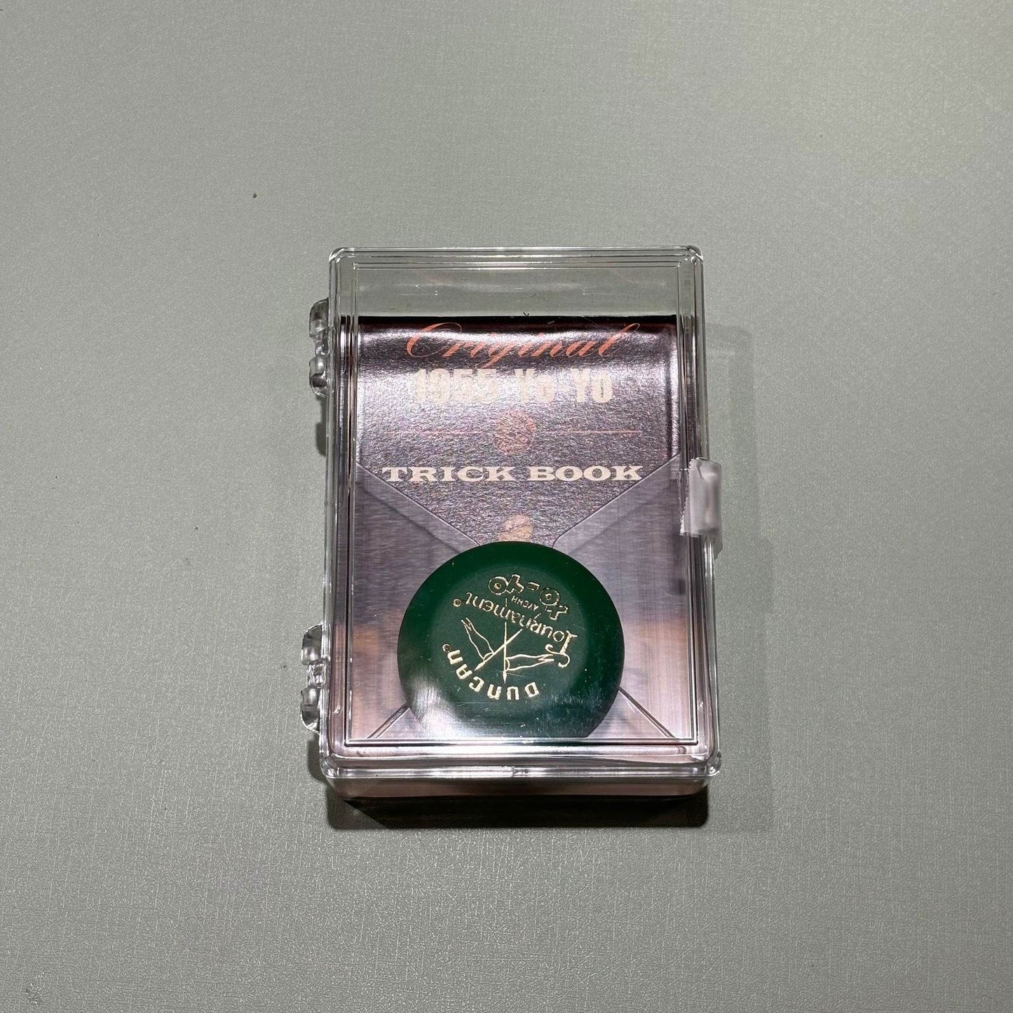 Duncan Original Wooden 1955 Yo-Yo Crossed Flags Tournament with Trick Book - Duncan