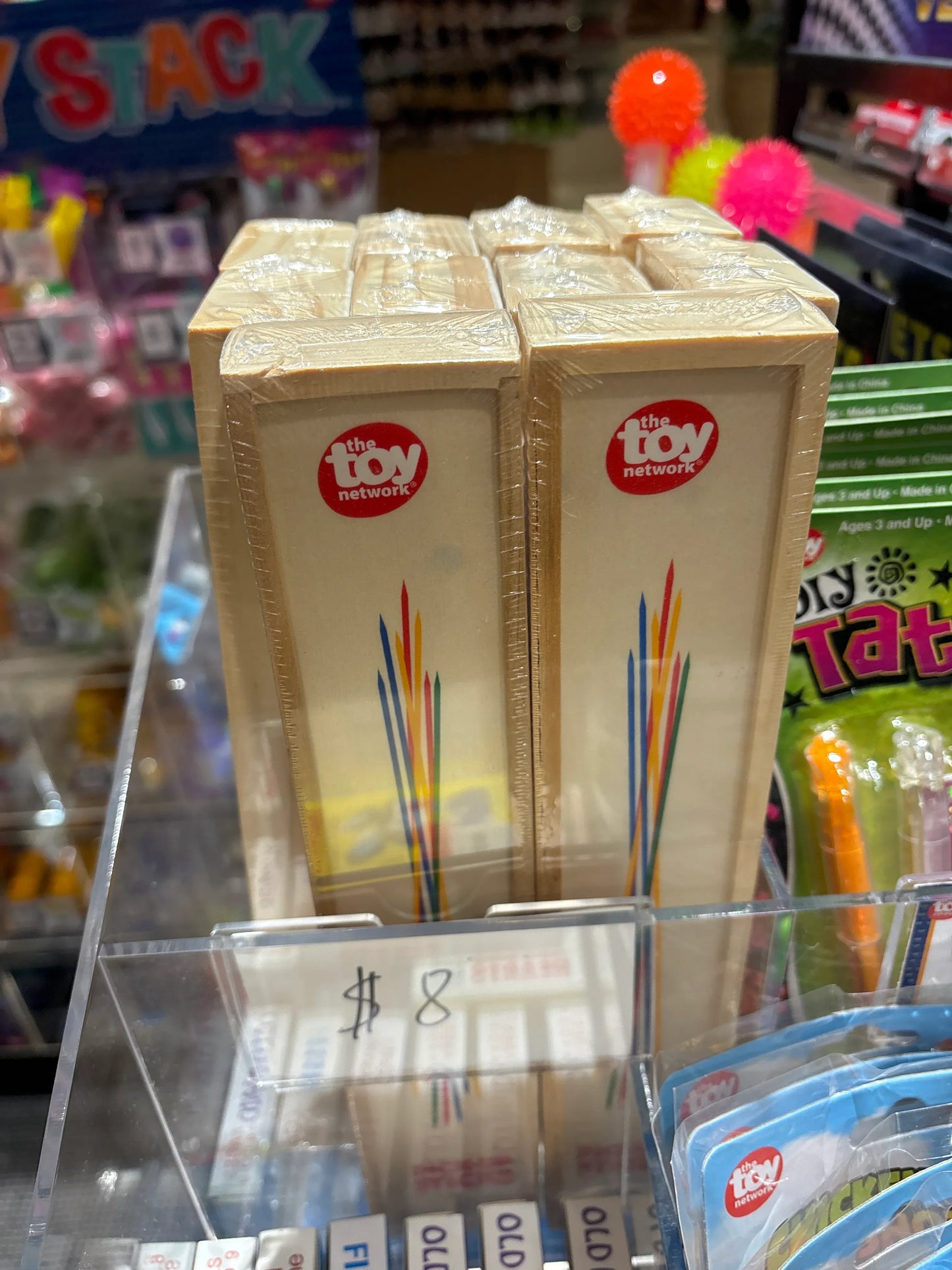 WOODEN PICK UP STICKS 9.5" - - The Puntique