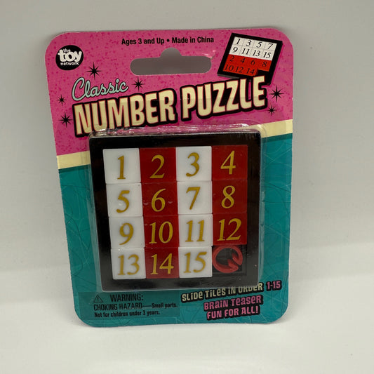 2.5" NUMBER SLIDE PUZZLE