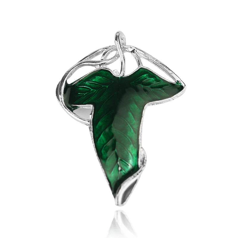 Elf Green Leaves of Lorien Brooch Pin Tolkien Tree Enamel Badge Costume Jewelry - Aliexpress