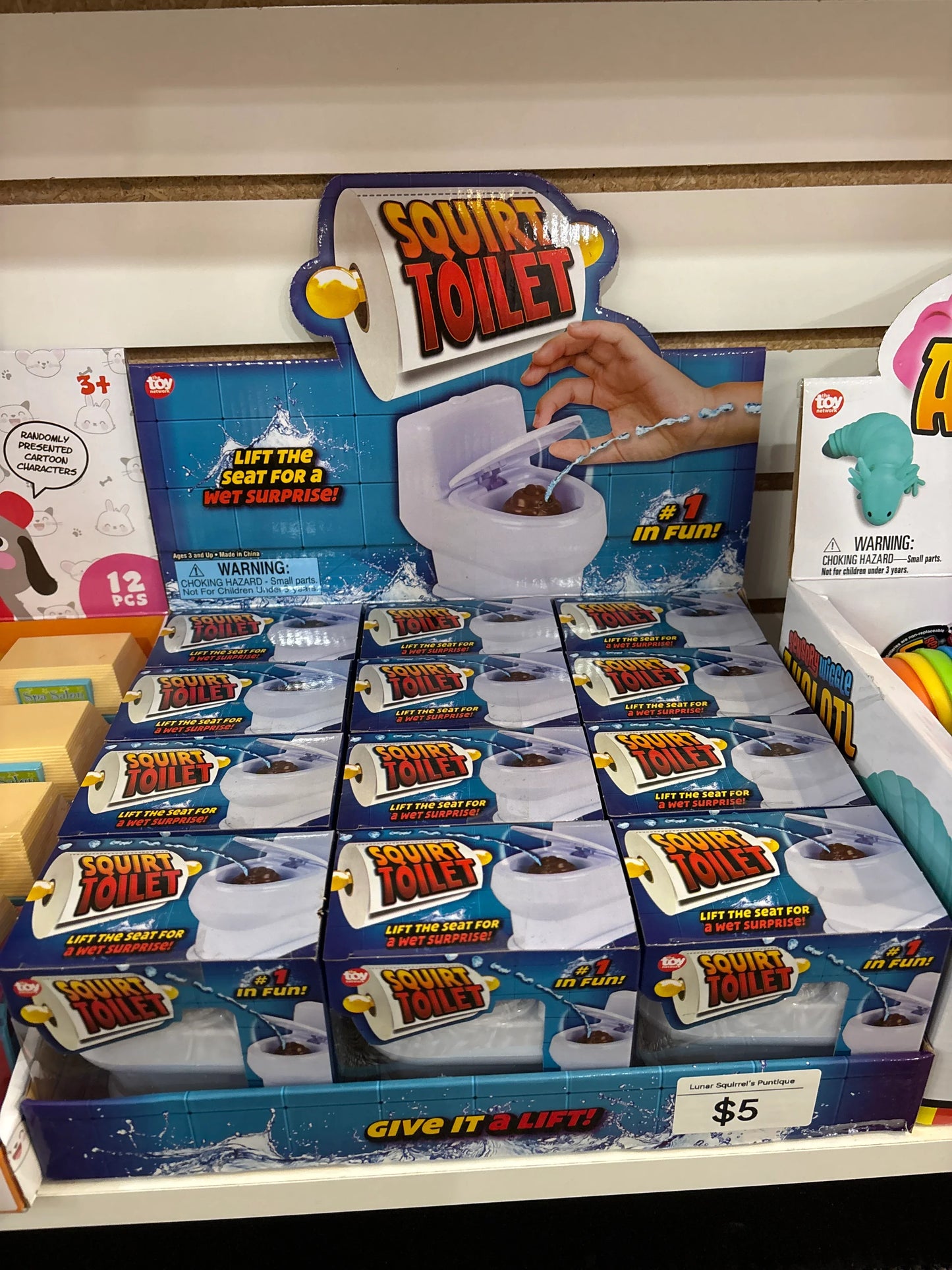 4" SQUIRT TOILET - - The Puntique