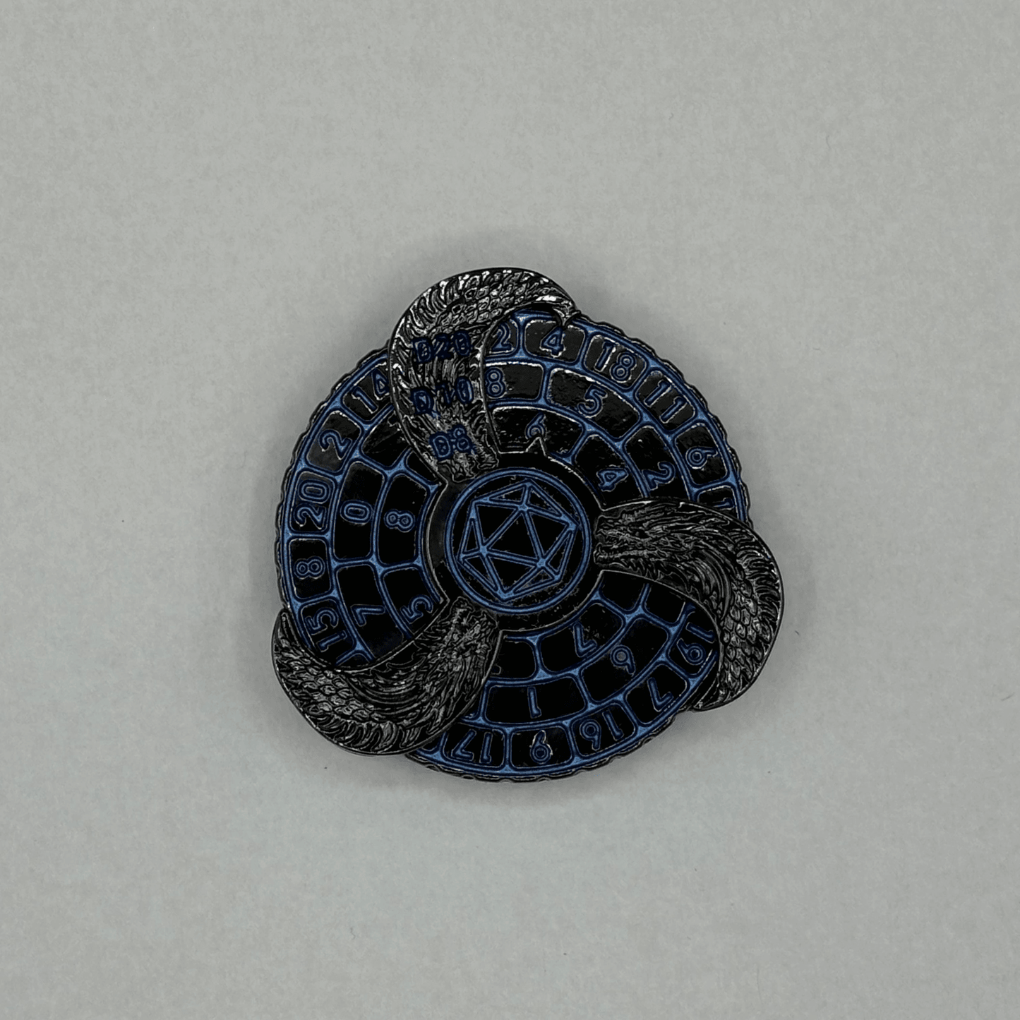 Fingertip Gyro Roulette Dice Fidget Spinner can roll D4, D6, D8, D10/%, D12, D20 - Aliexpress