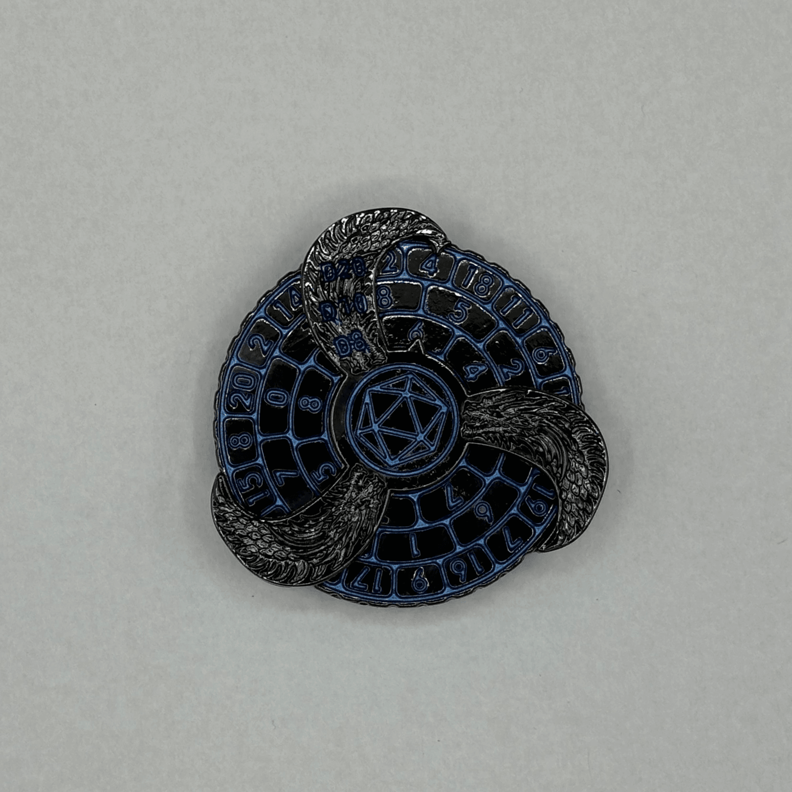Fingertip Gyro Roulette Dice Fidget Spinner can roll D4, D6, D8, D10/%, D12, D20 - Aliexpress