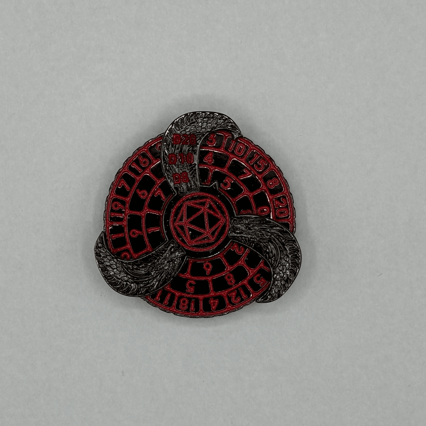 Fingertip Gyro Roulette Dice Fidget Spinner can roll D4, D6, D8, D10/%, D12, D20 - Aliexpress
