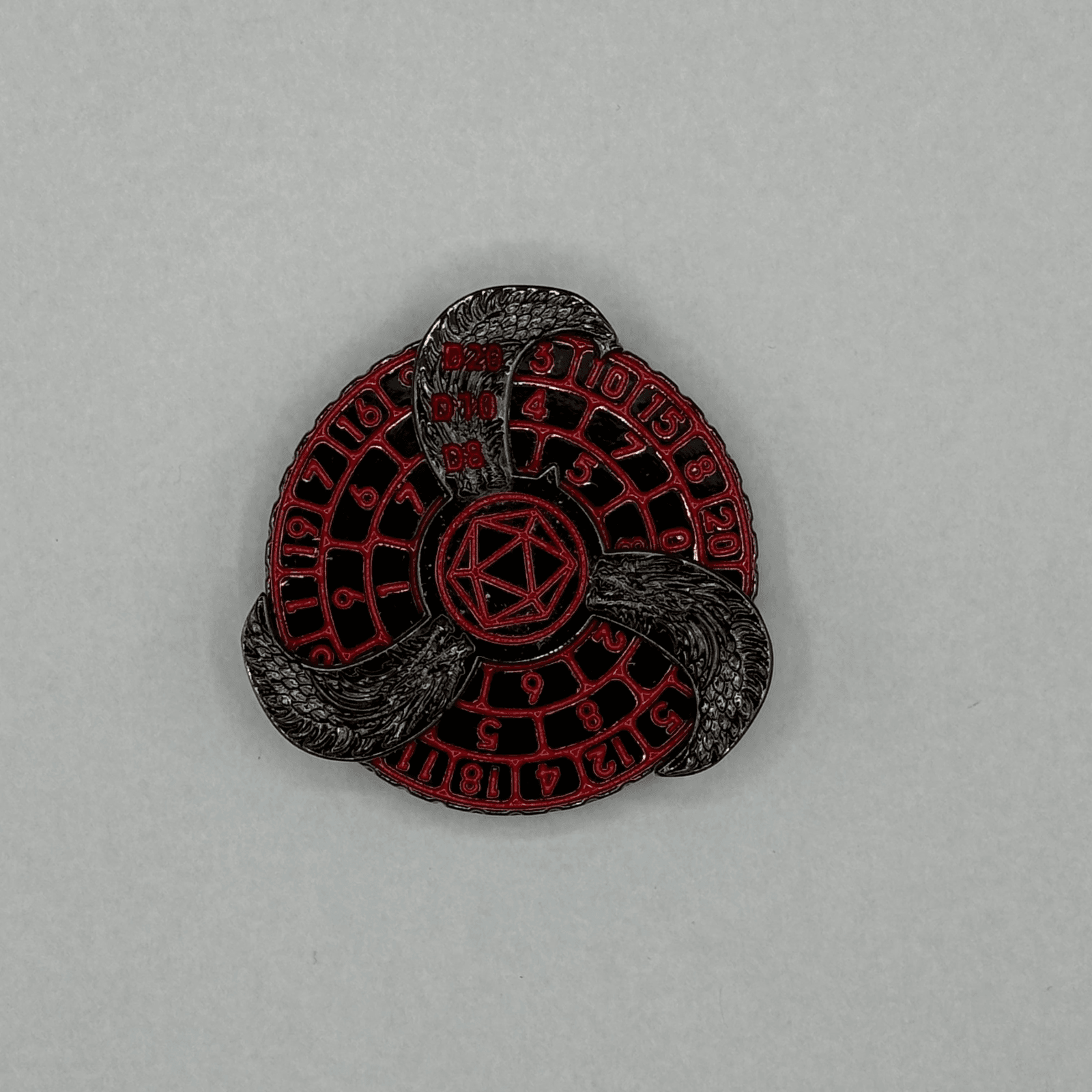 Fingertip Gyro Roulette Dice Fidget Spinner can roll D4, D6, D8, D10/%, D12, D20 - Aliexpress