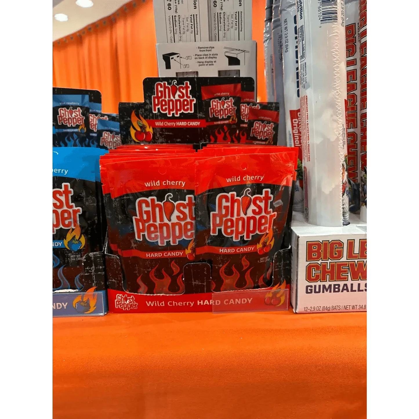 GHOST PEPPER WILD CHERRY HARD CANDY 1.3 OZ PEG BAG - - The Puntique