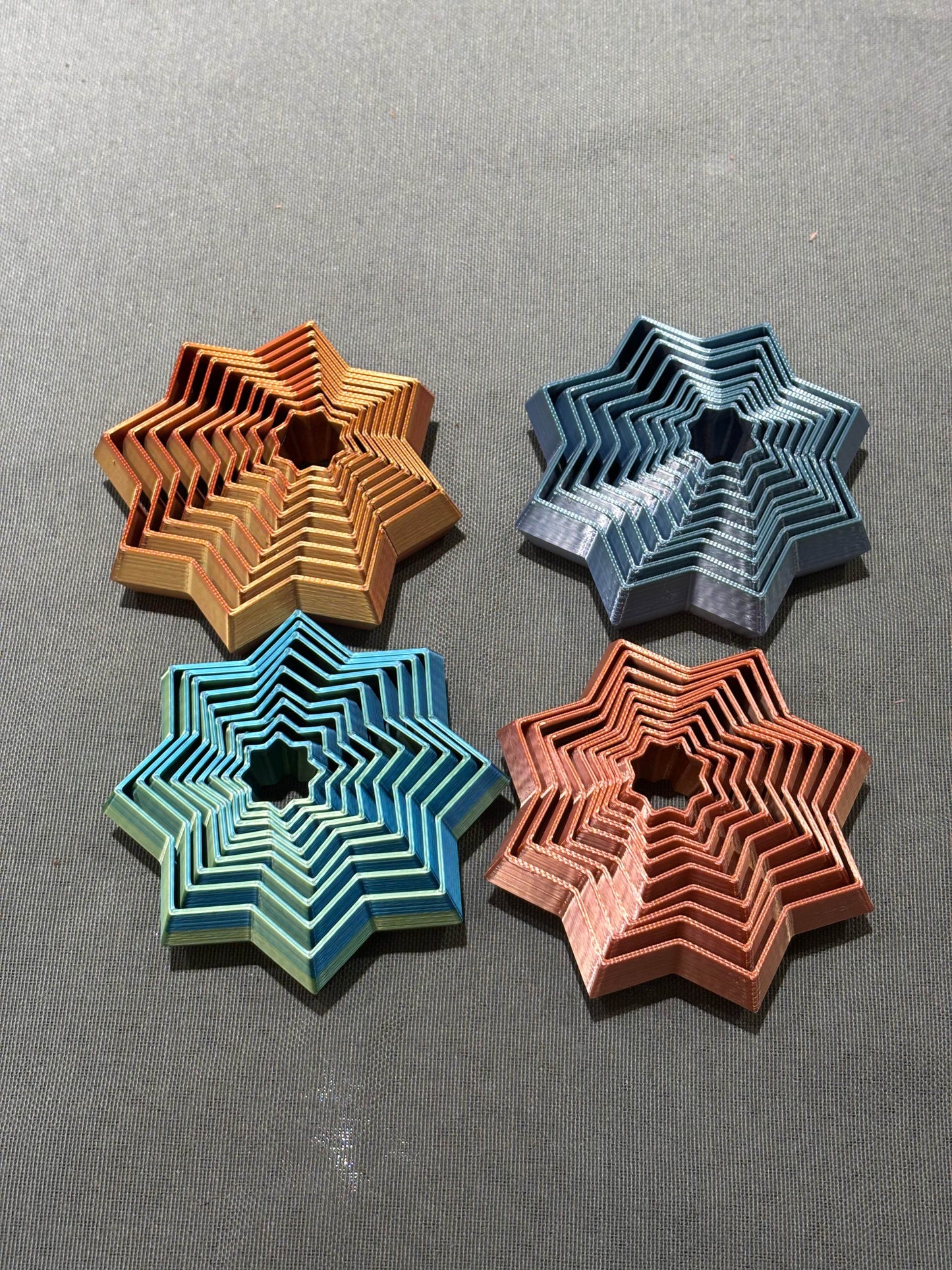 3” Telescoping 3D Printed Fidget Star - Claudine Norton's Son