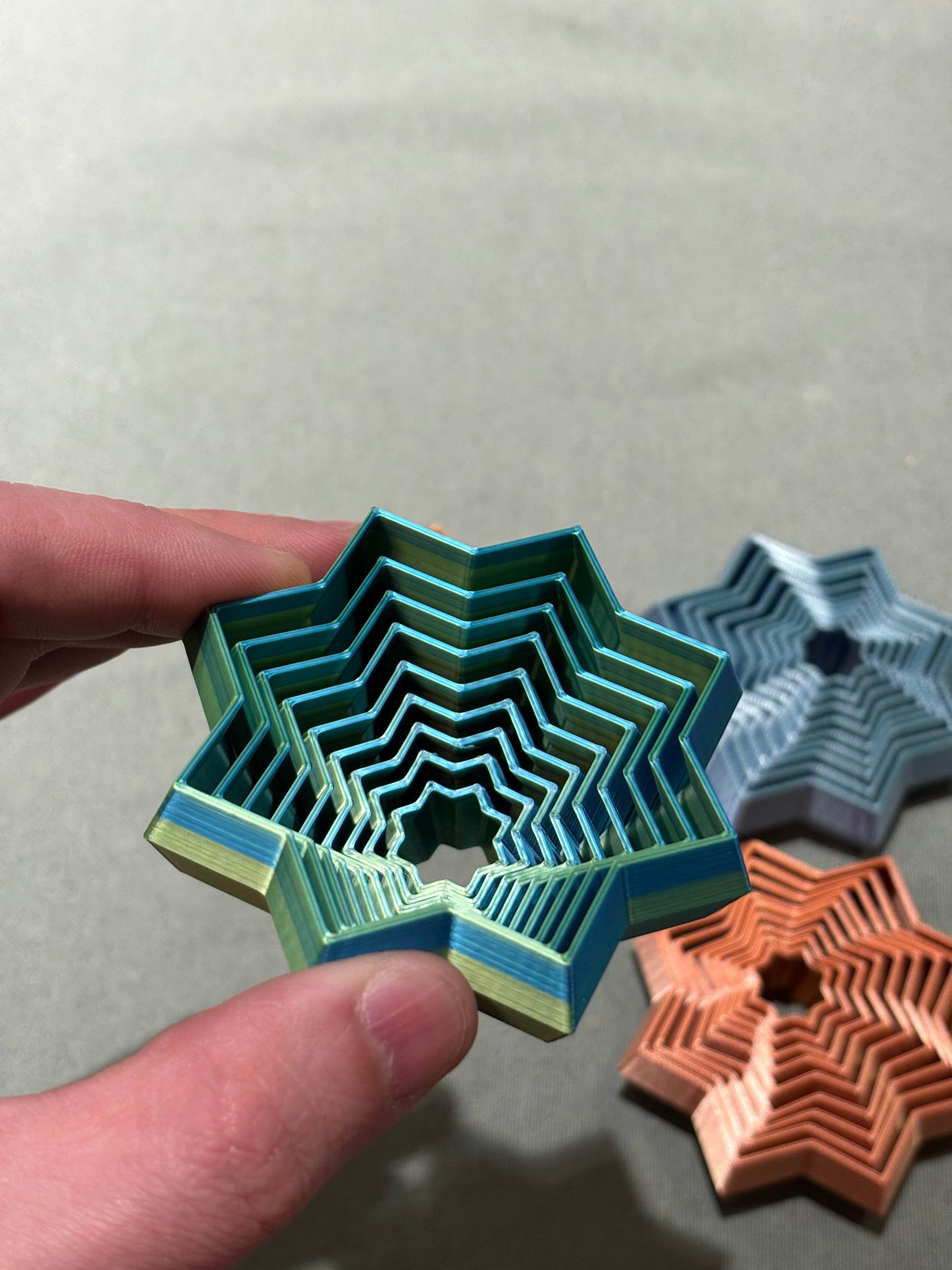 3” Telescoping 3D Printed Fidget Star - Claudine Norton's Son