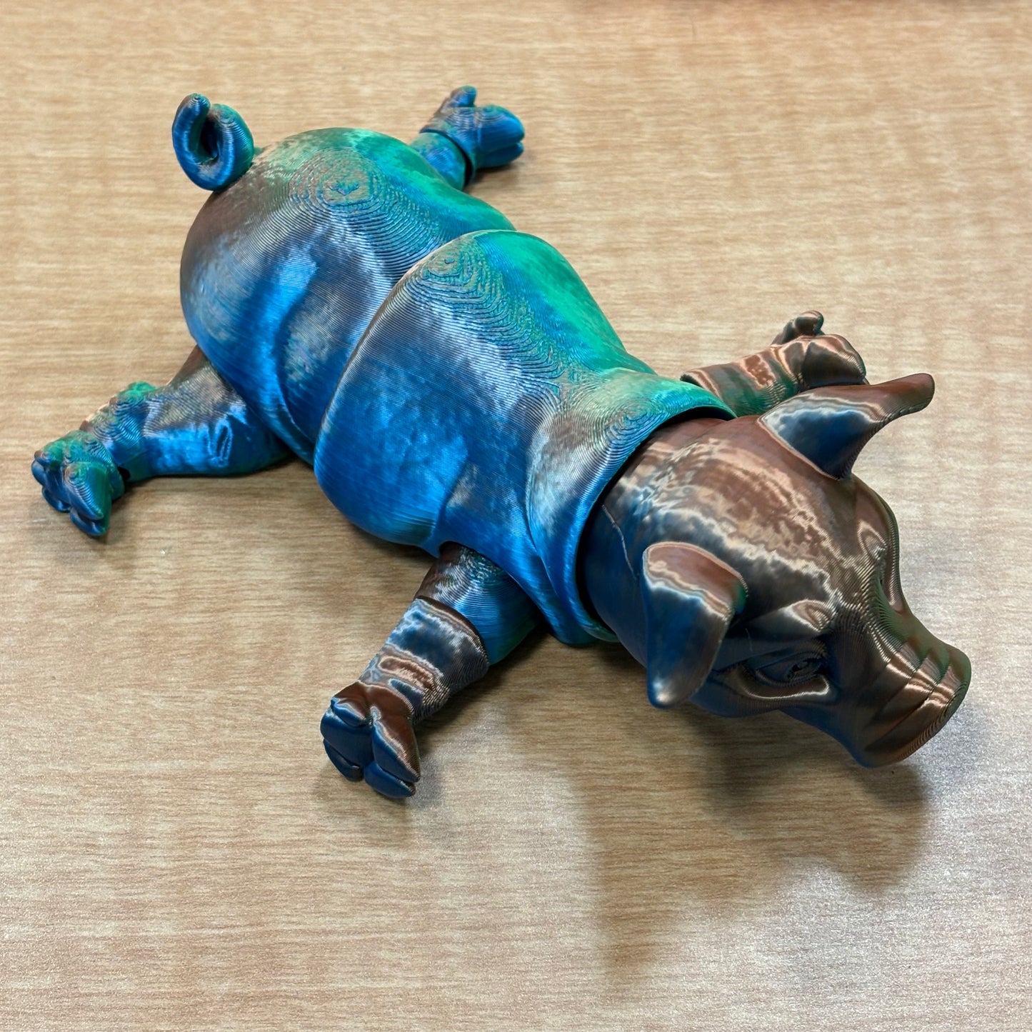 Articulated Pig 7” 3D printed