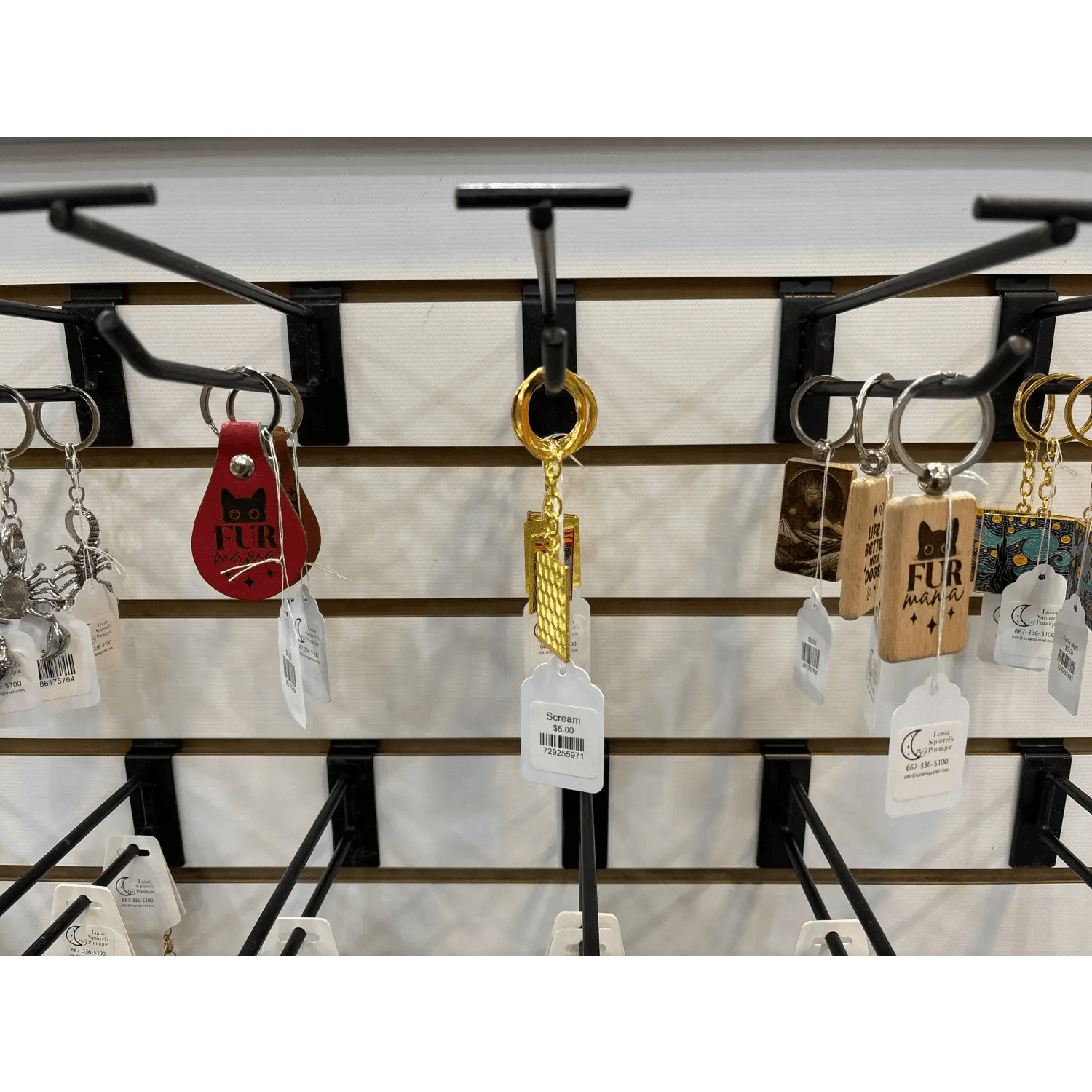 Keychains POS - Lunar Squirrel's Puntique