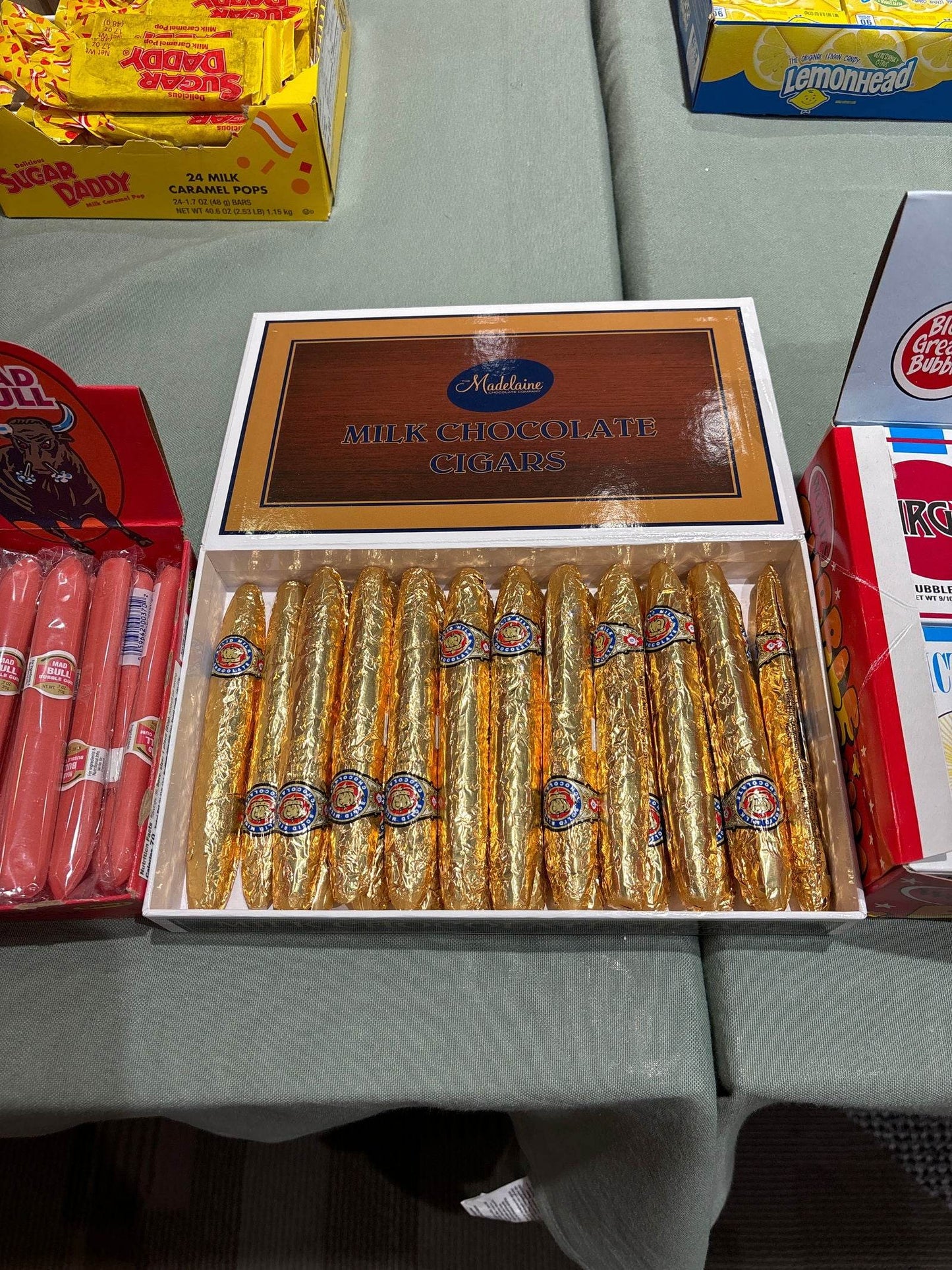 MADELAINE MILK CHOCOLATE FOILED CIGARS - Nassau Candy