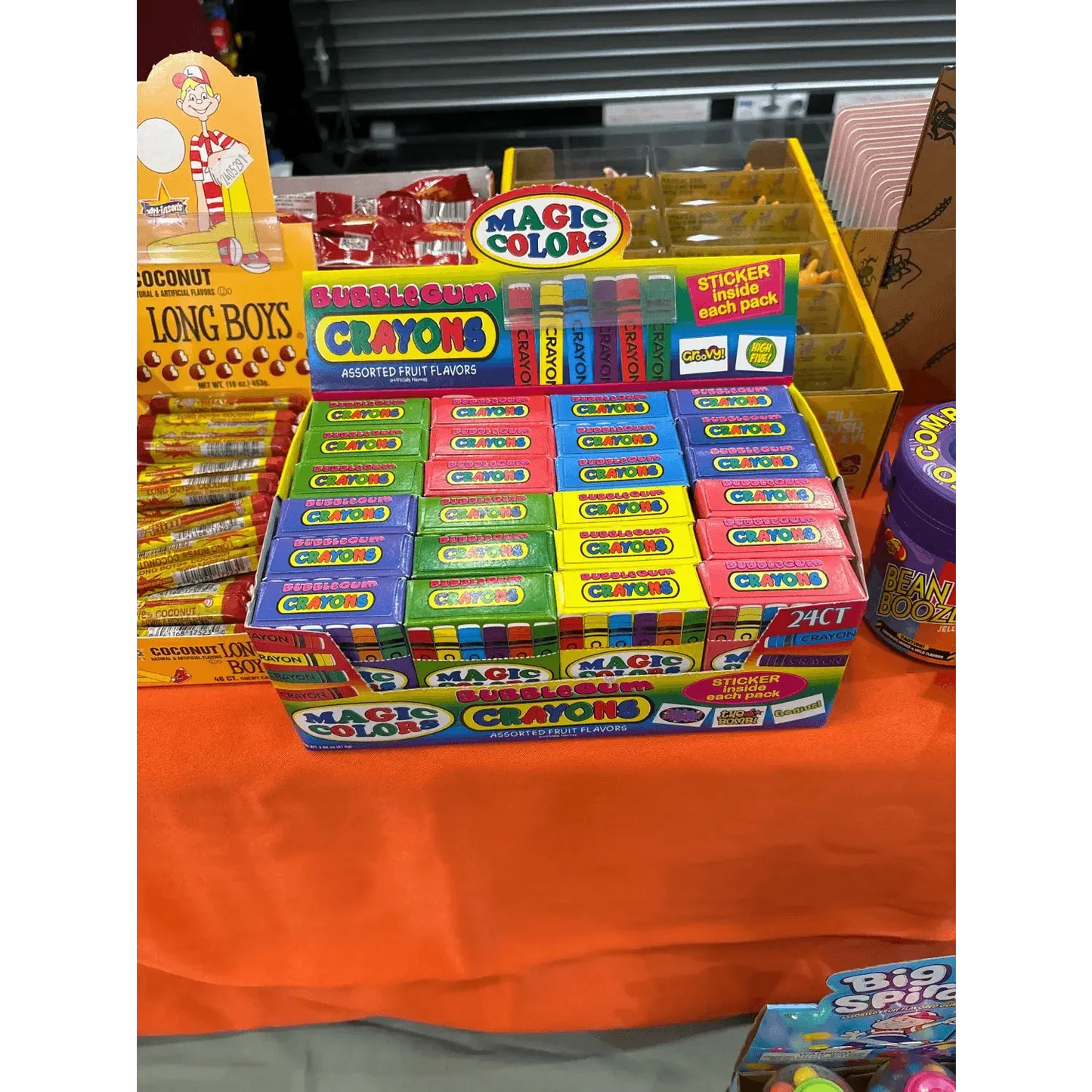 MAGIC COLOR BUBBLEGUM CRAYONS - - The Puntique