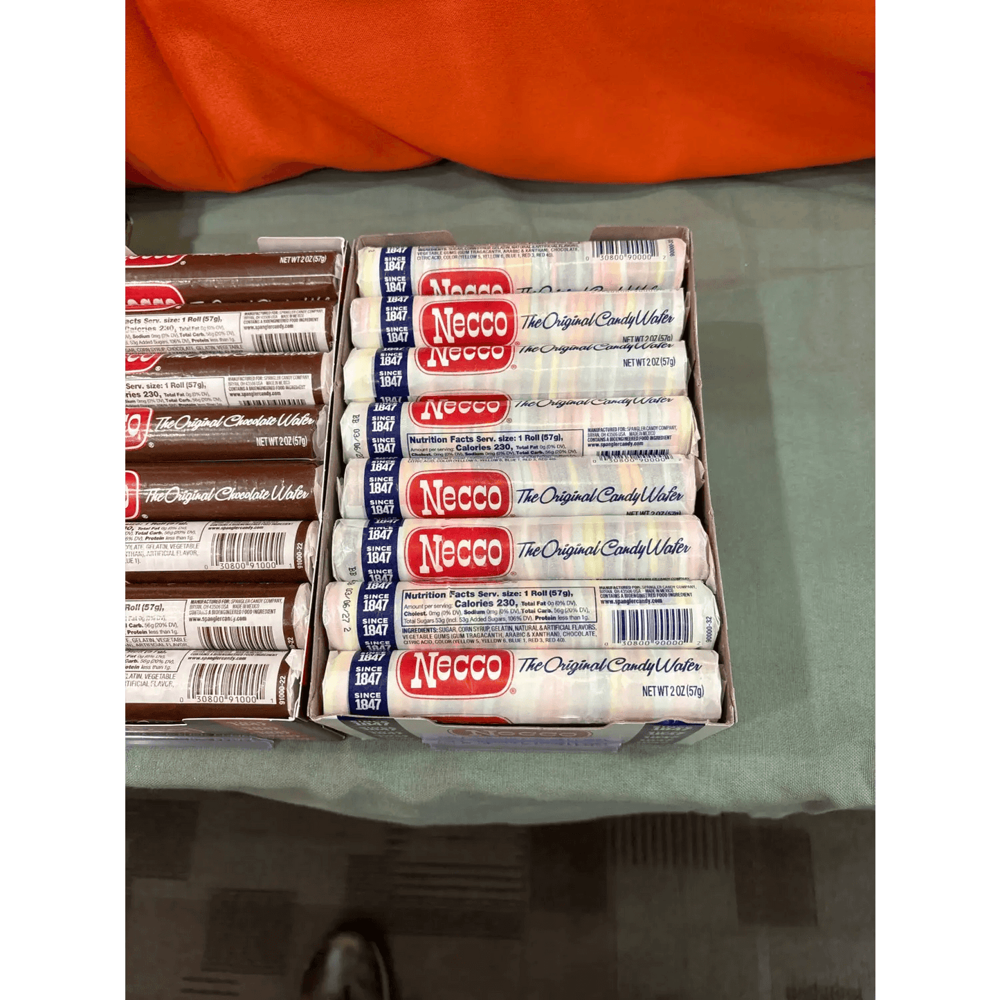 NECCO ORIGINAL CANDY WAFERS 2 OZ ROLL - Nassau Candy