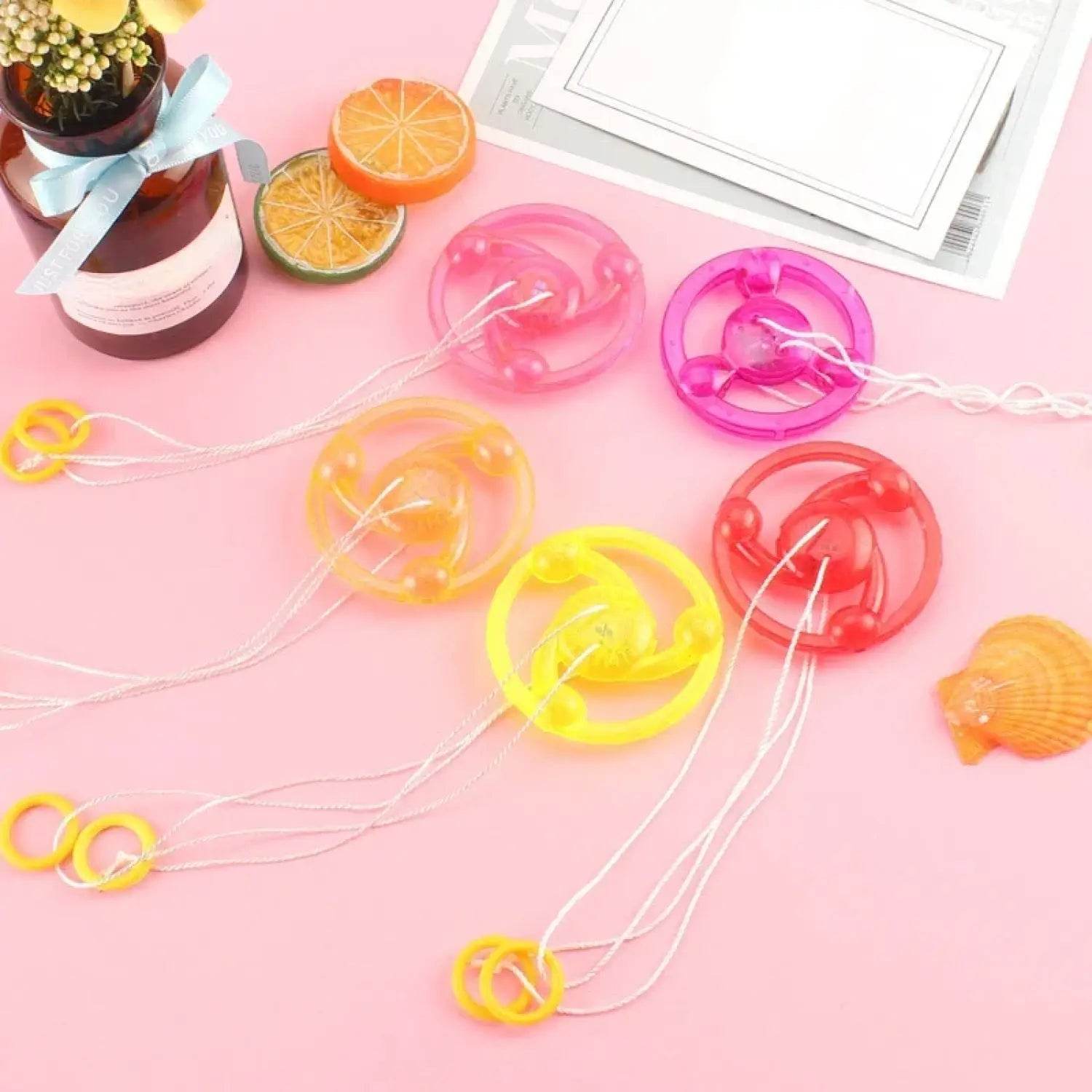 New Luminous Hand Pull Luminous Flashing Rope Flywheel Toy Led Light Toy Novelty Children Flywheel Flash Gyro Gift Toys - Aliexpress