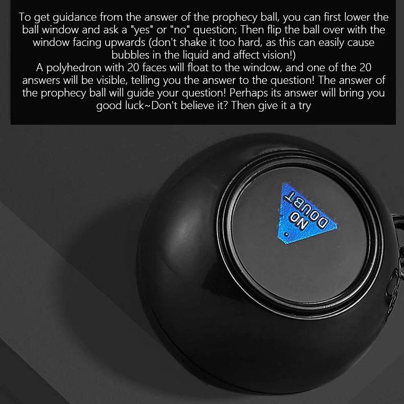Portable Fortune Telling Decision Maker Key Ring Magical Answer Ball Key Holder Game Souvenir Gift Prophecy Ball Stress Relief - Aliexpress