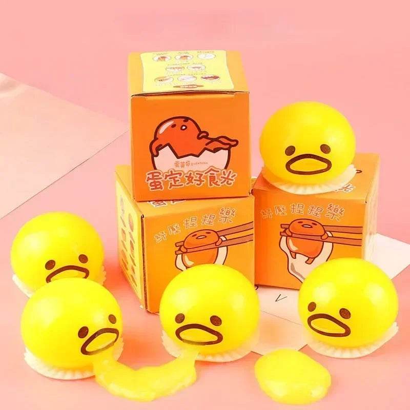 Squishy Puking Egg Yolk Stress Ball With Yellow Goop Relieve Stress Toy Funny Squeeze Tricky Antistress Disgusting Egg Toys - Aliexpress