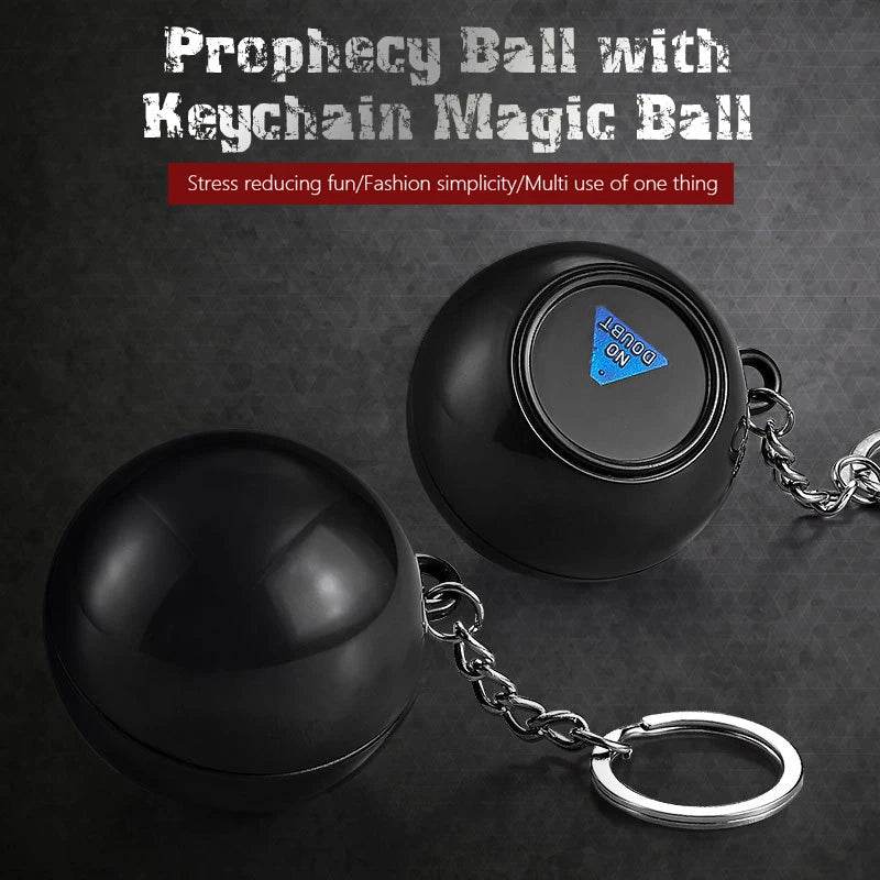 Portable Fortune Telling Decision Maker Key Ring Magical Answer Ball Key Holder Game Souvenir Gift Prophecy Ball Stress Relief - Aliexpress