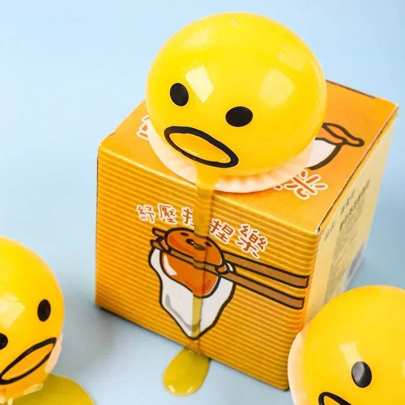 Squishy Puking Egg Yolk Stress Ball With Yellow Goop Relieve Stress Toy Funny Squeeze Tricky Antistress Disgusting Egg Toys - Aliexpress