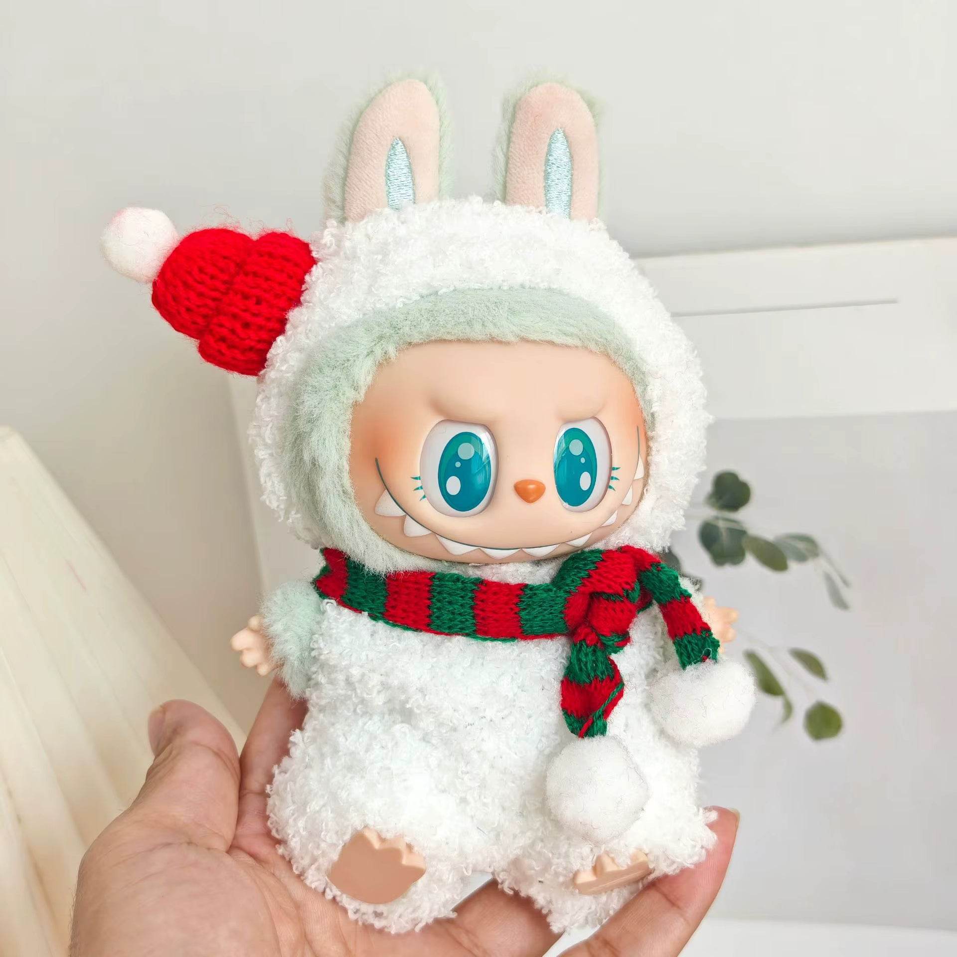 Mini Doll'S Clothes Outfit Accessories For Korea Kpop Exo Labubu Idol V1 V2 Christmas Cookie Man Sweater Hat New Year Clothes - Aliexpress
