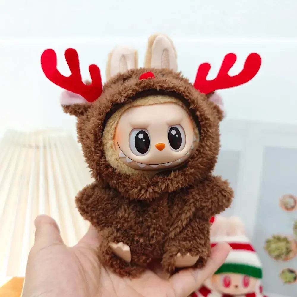 Mini Doll'S Clothes Outfit Accessories For Korea Kpop Exo Labubu Idol V1 V2 Christmas Cookie Man Sweater Hat New Year Clothes - Aliexpress