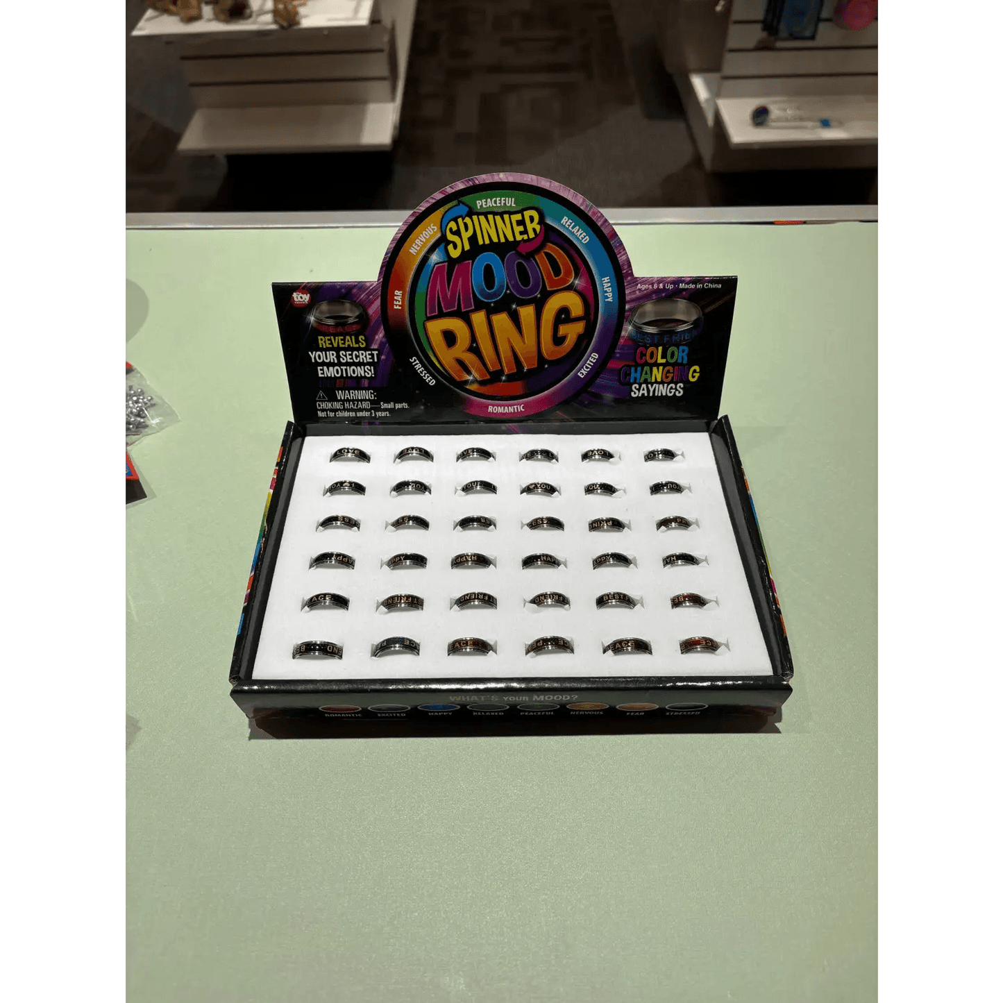 Spinner Mood Rings - The Toy Network