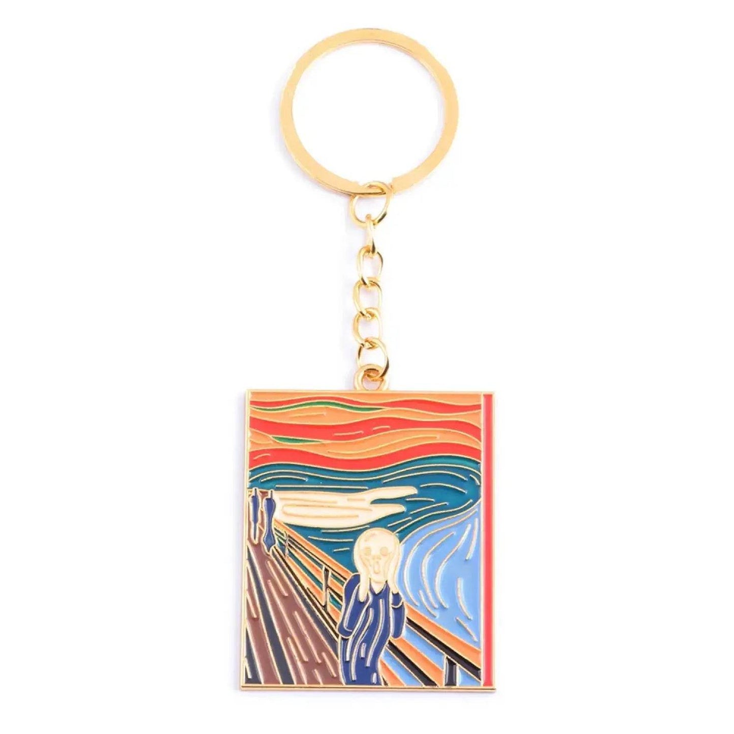 The Starry Night Oil Painting Keychain Van Gogh Art Collection Key Chain for Women Men Car Keyring Jewelry - Aliexpress