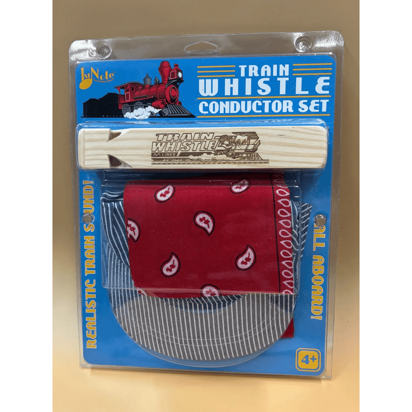 Train Whistle Set, Red - Trophy Music Co.