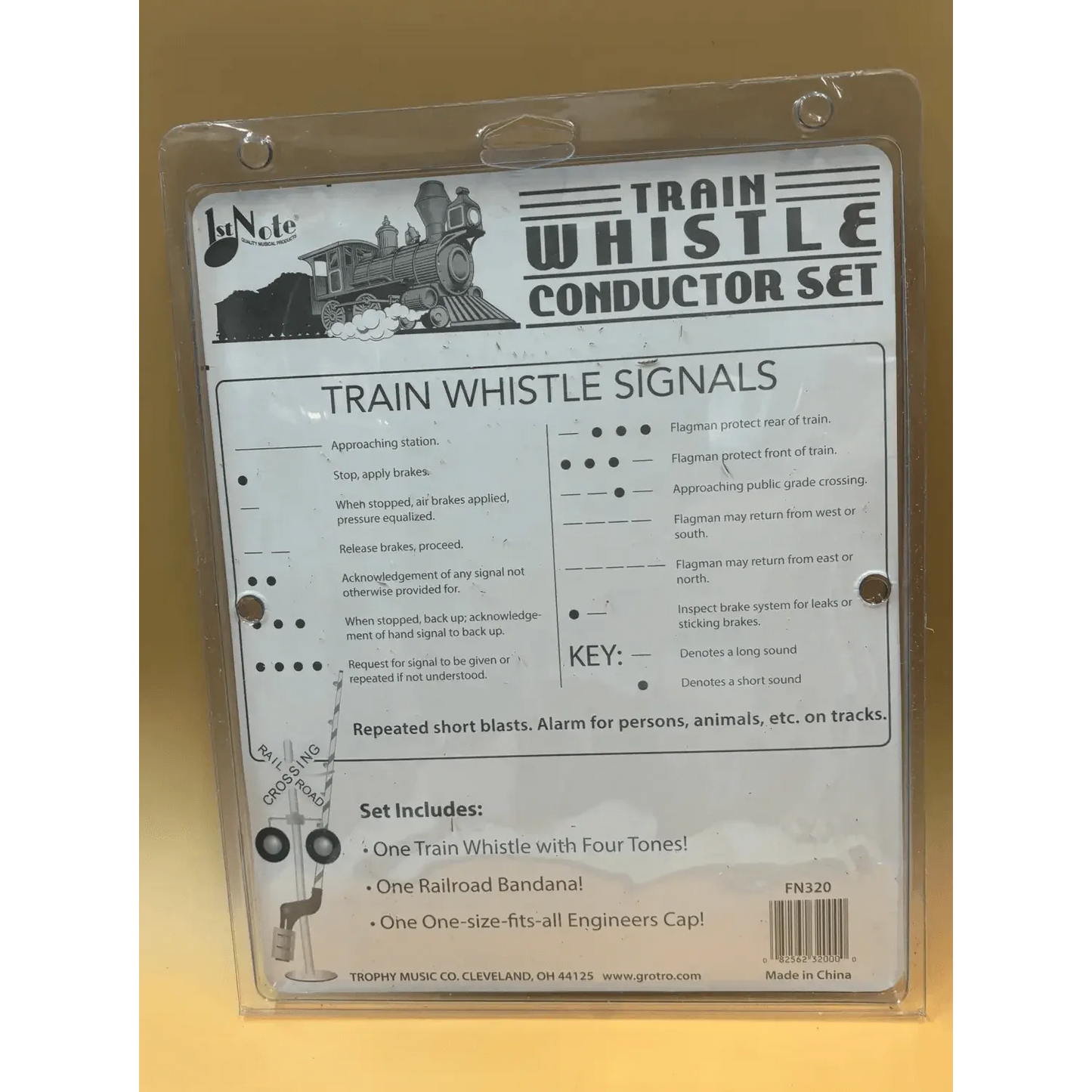 Train Whistle Set, Red - - The Puntique