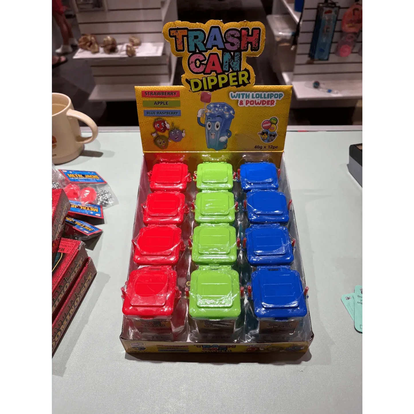 Trash Can Dipper With Lollipop - - The Puntique