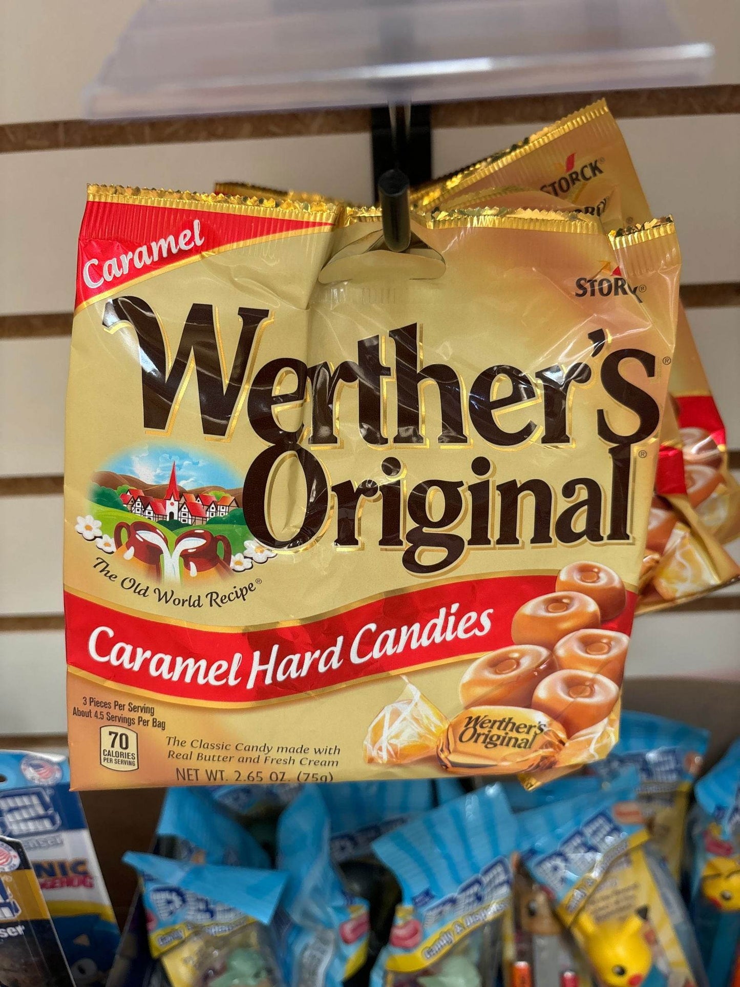 WERTHERS ORIGINAL PEG BAG - HARD CANDY - - Nassau Candy