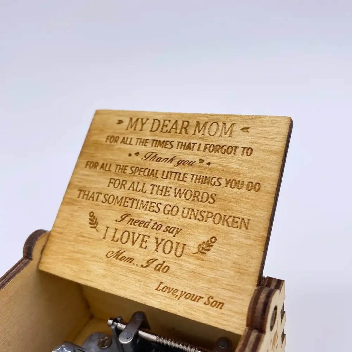 Hand Cranked Wooden Music Box - Aliexpress