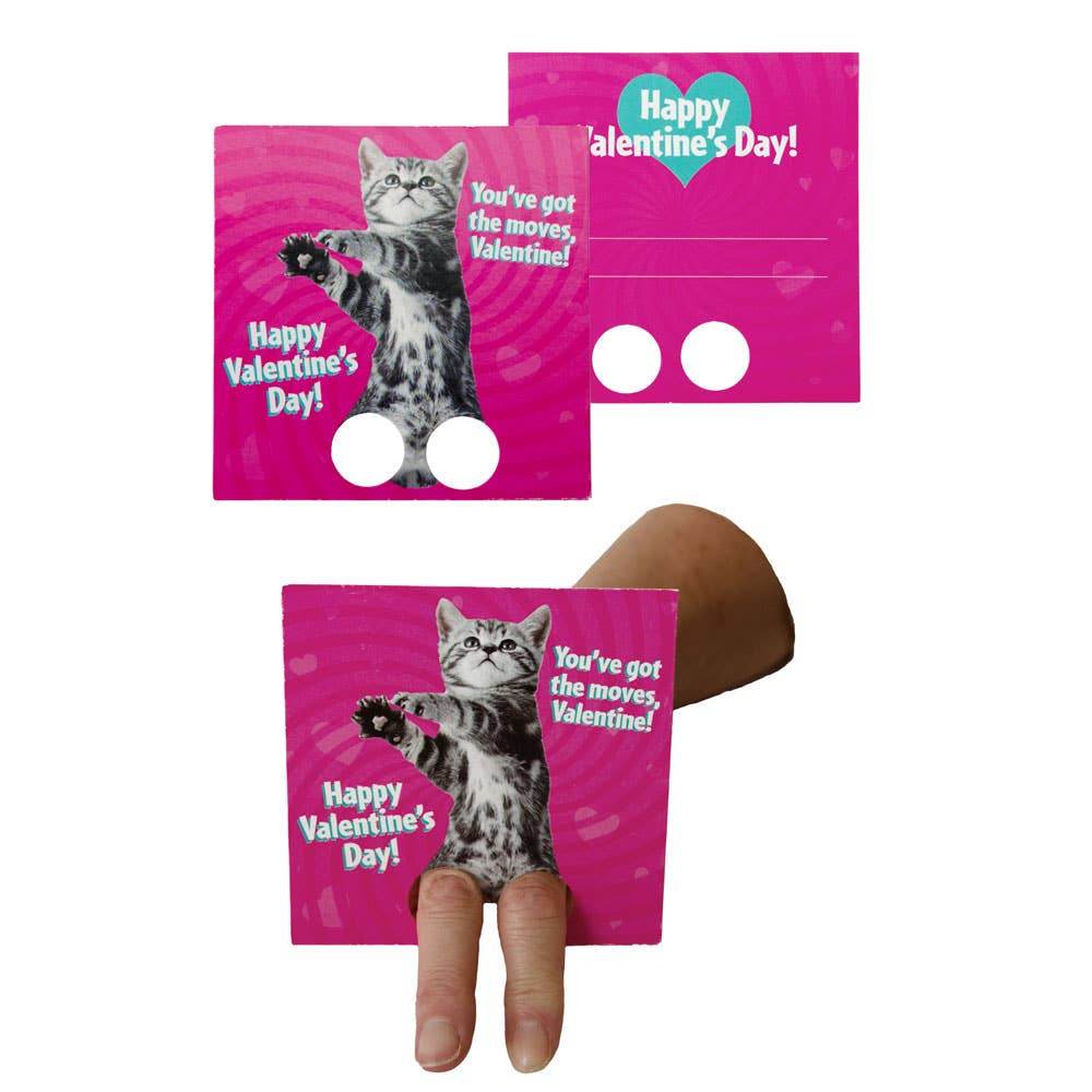 Paper House Productions - Dancing Animals Finger Puppet Valentines - Paper House Productions
