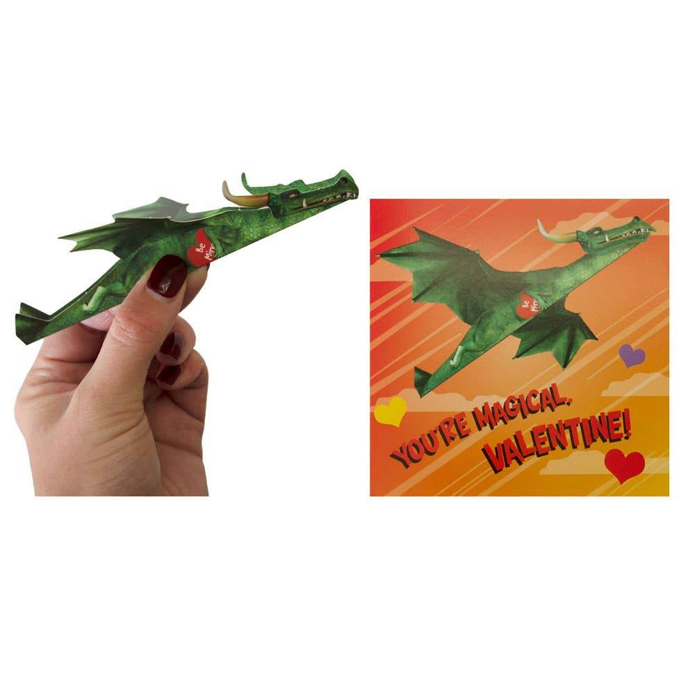 Paper House Productions - Flying Dragons II Valentines - Paper House Productions