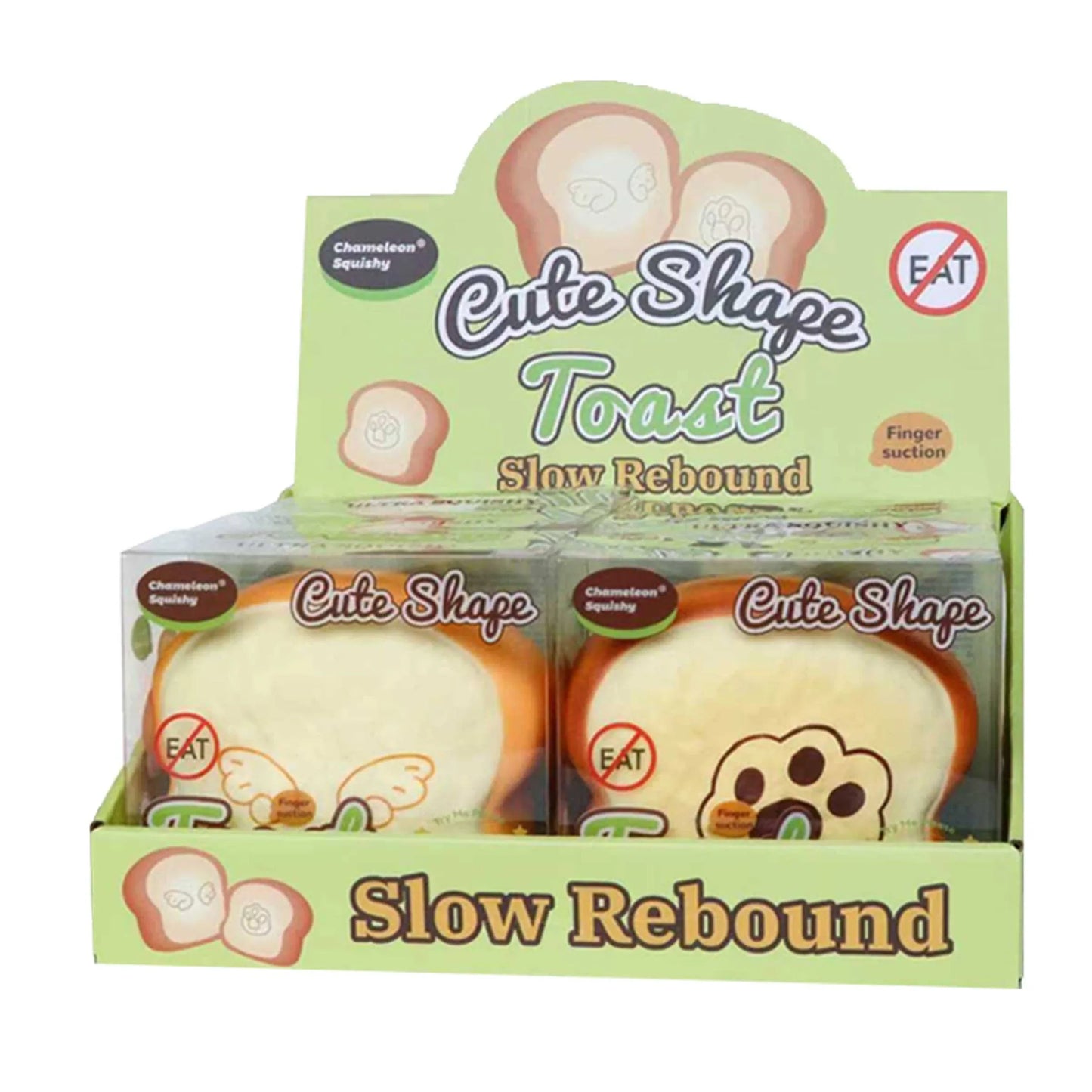 Cute Shape Toast Ultra Squishy – Slow Rising Stress Toy - - The Puntique