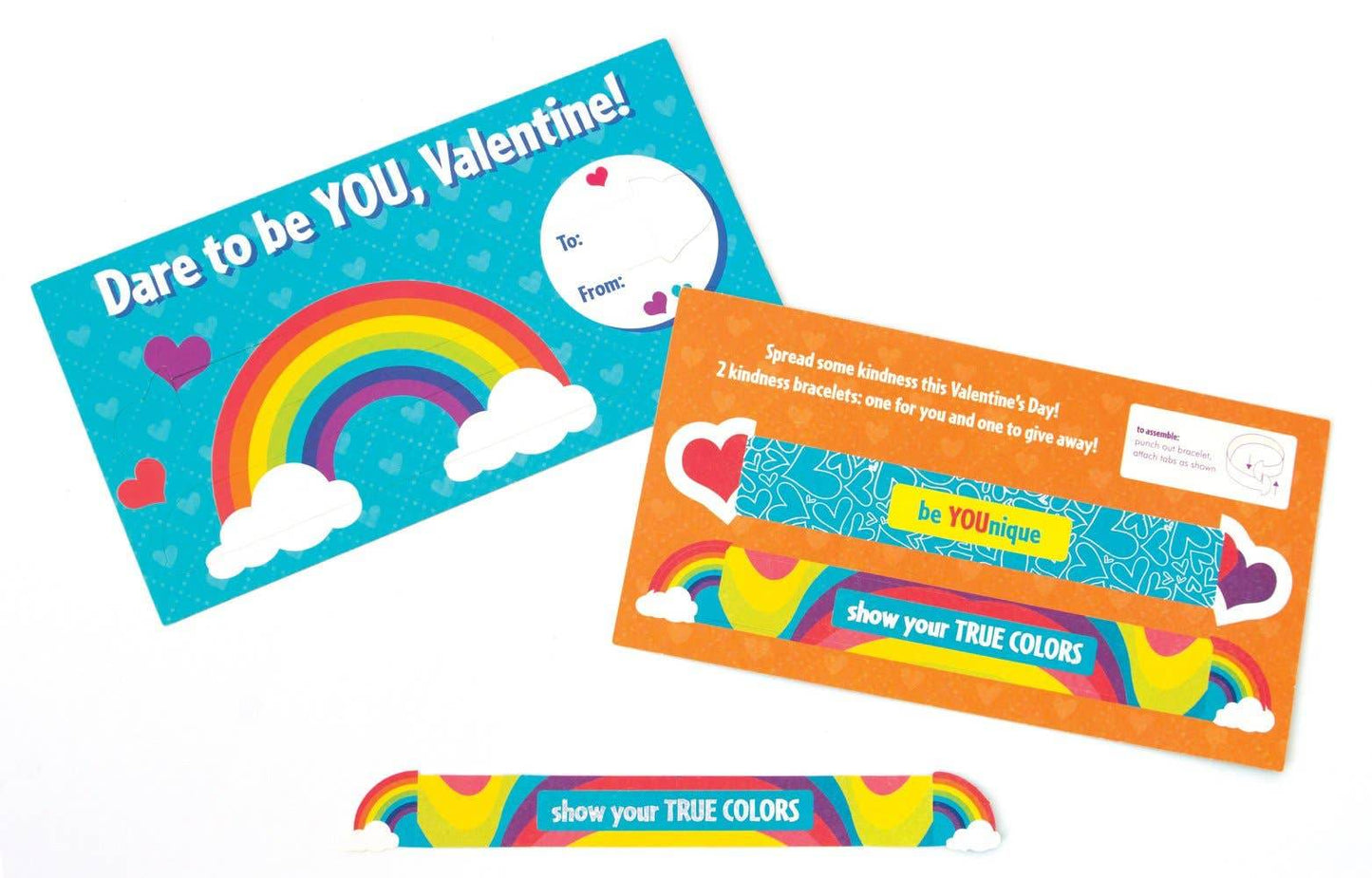 Paper House Productions - Spread Kindness Bracelet Valentines - Paper House Productions