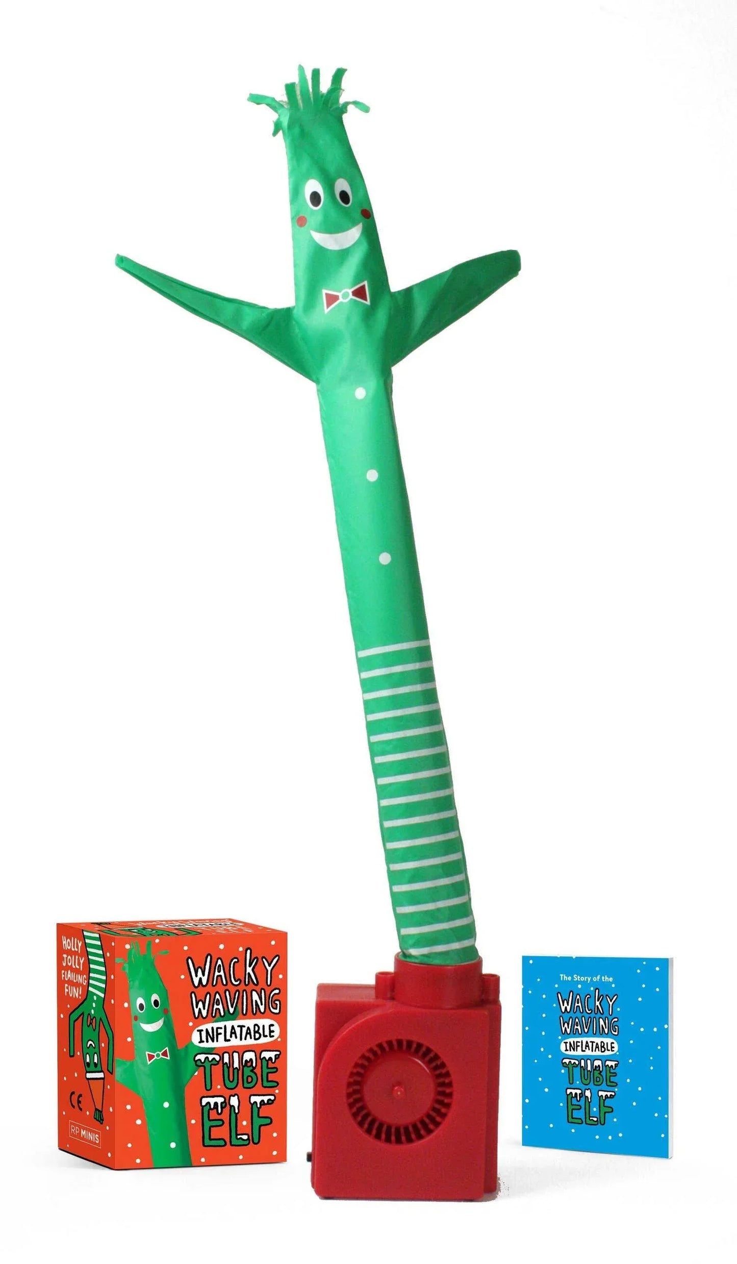 Wacky Waving Inflatable Tube Elf - - The Puntique