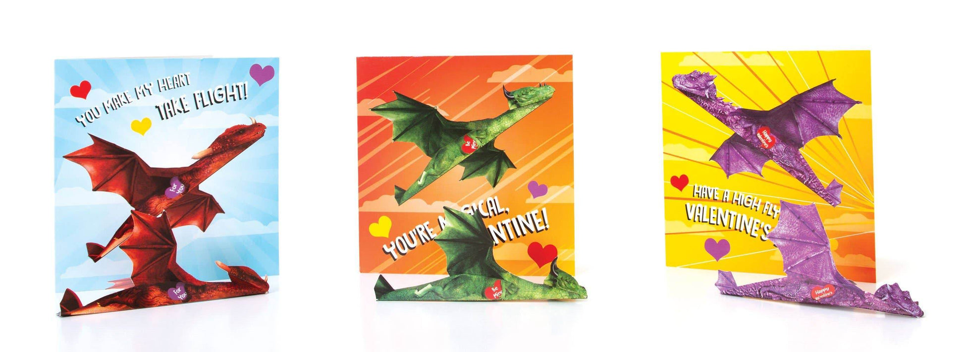 Paper House Productions - Flying Dragons Valentines - Paper House Productions