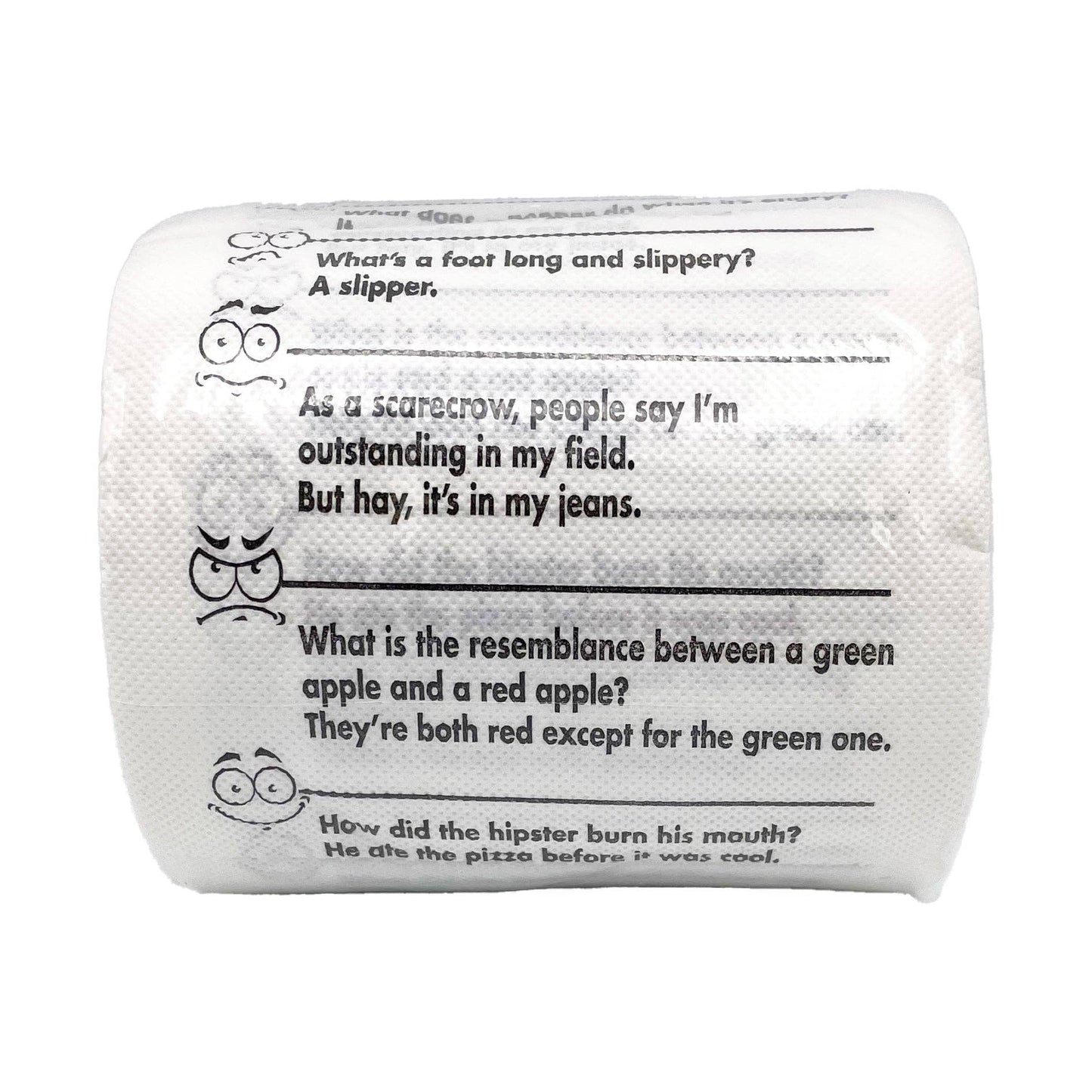 Novelty Toilet Paper - Crap Jokes - Gift and Stocking Stuffer - - The Puntique