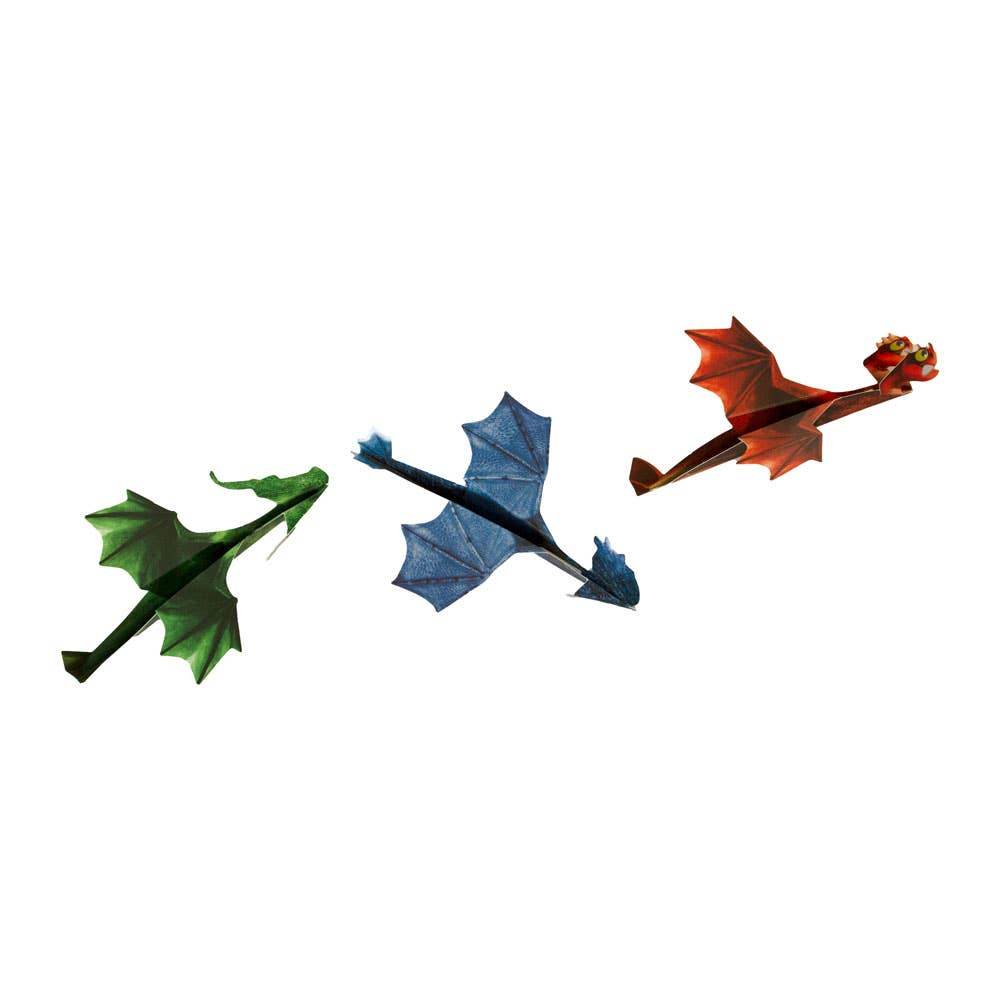 Paper House Productions - Flying Dragons II Valentines - Paper House Productions