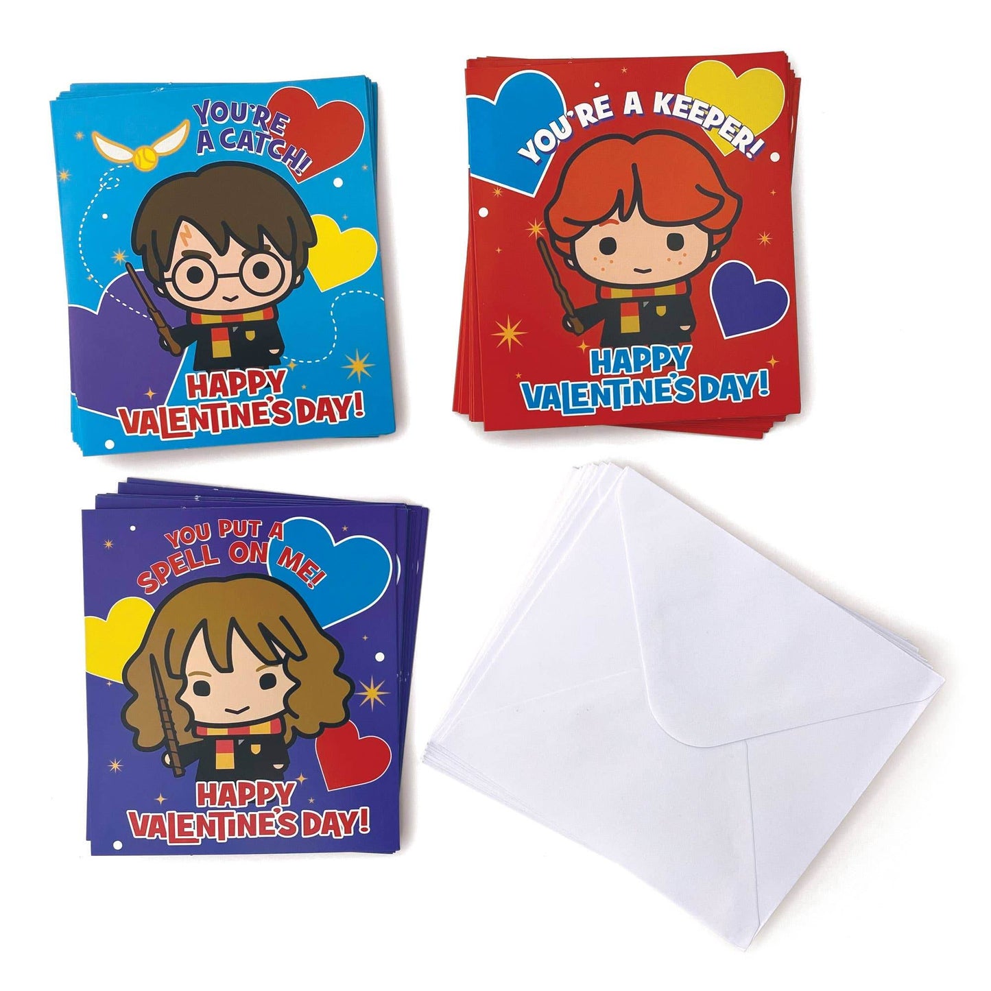 Paper House Productions - Harry Potter Valentine Cards - Harry Potter Wands - Paper House Productions