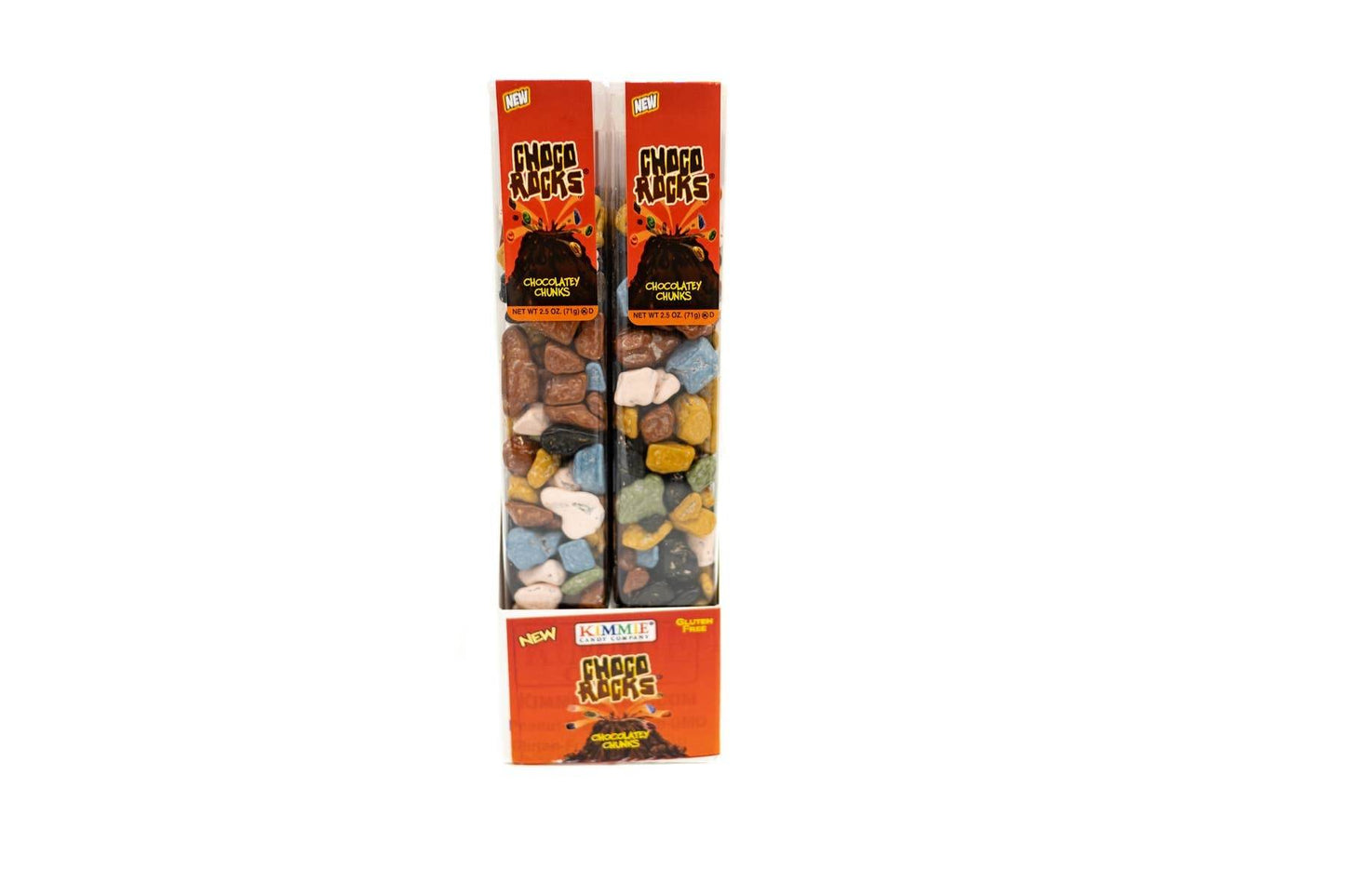 Kimmie ChocoRocks, Chocolate Rocks, 2.5oz Tube - Grandpa Joe's Candy Shop