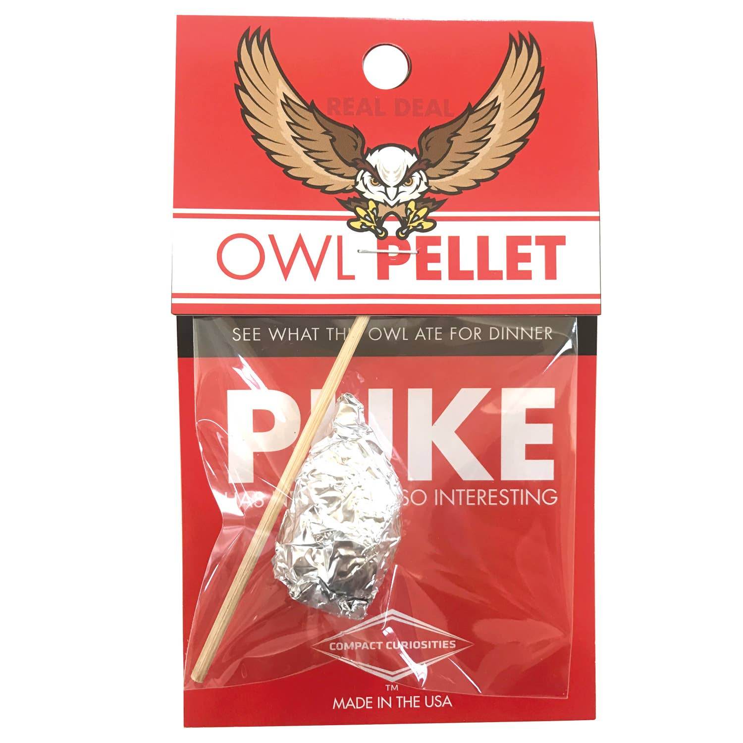 Owl Pellet | Compact Curiosities Dissection Kit Science Demo - Copernicus Toys