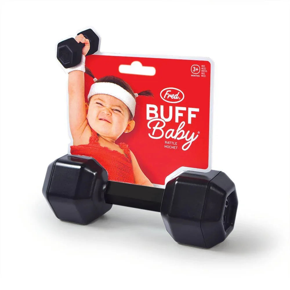 BUFF BABY - Dumbbell Rattle - - The Puntique