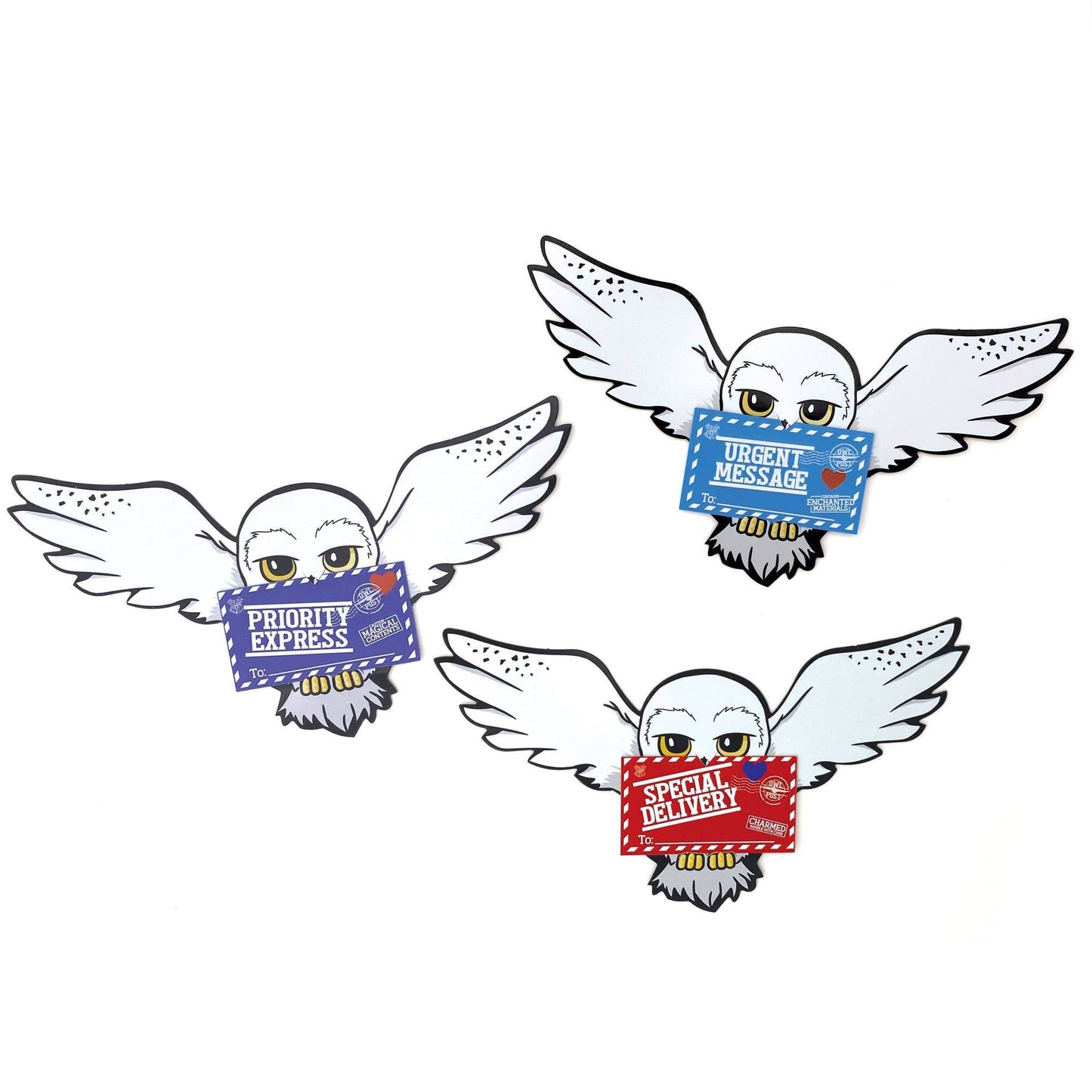 Paper House Productions - Harry Potter Valentine Cards - Harry Potter Owls - Paper House Productions