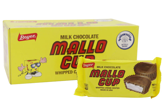 Boyer Mallo Cups, 1.5oz - Grandpa Joe's Candy Shop