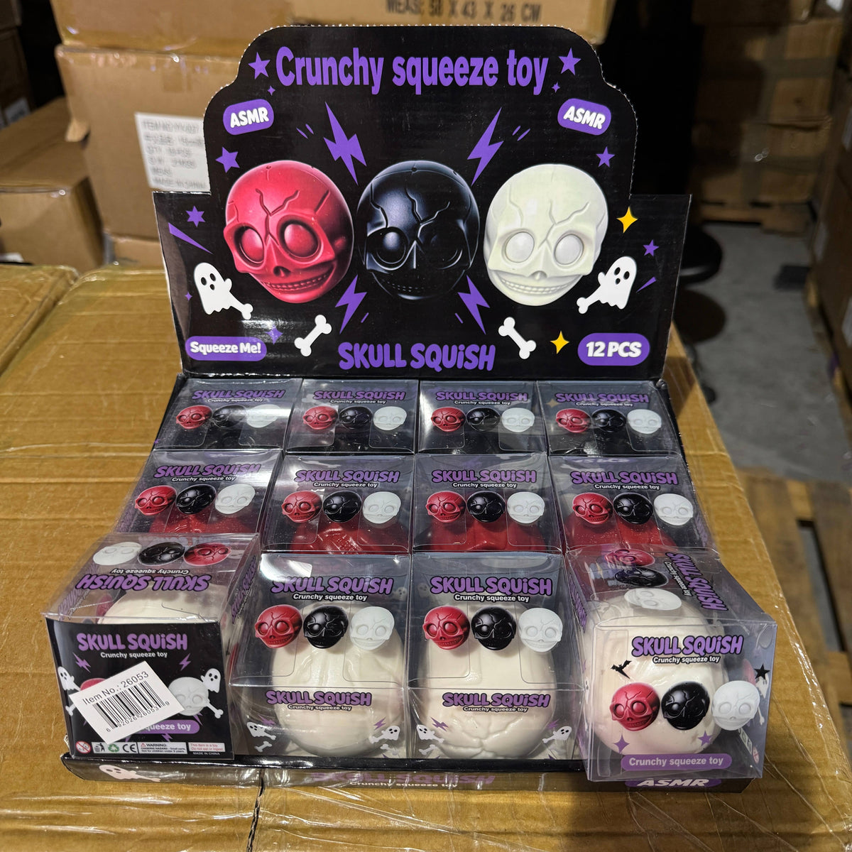 Crunchy Skull Squishy - - The Puntique